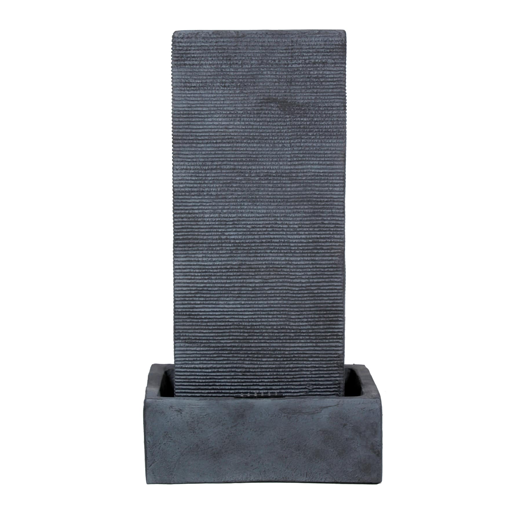 Slate Water Feature W/ LED Light (34 x 55 x 103 cm)