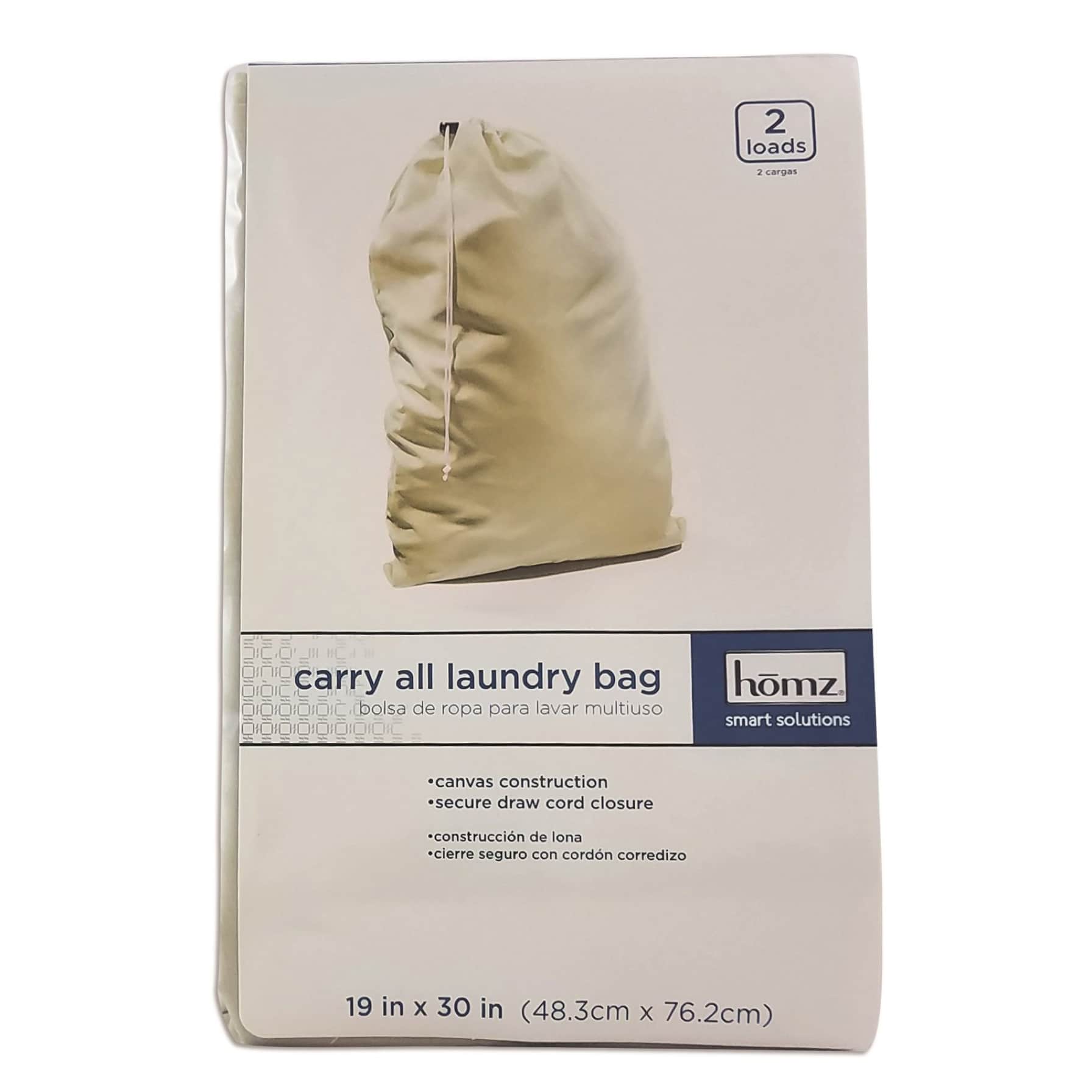 Homz Carry-All-Cloth Laundry Bag (48 x 76 cm) 