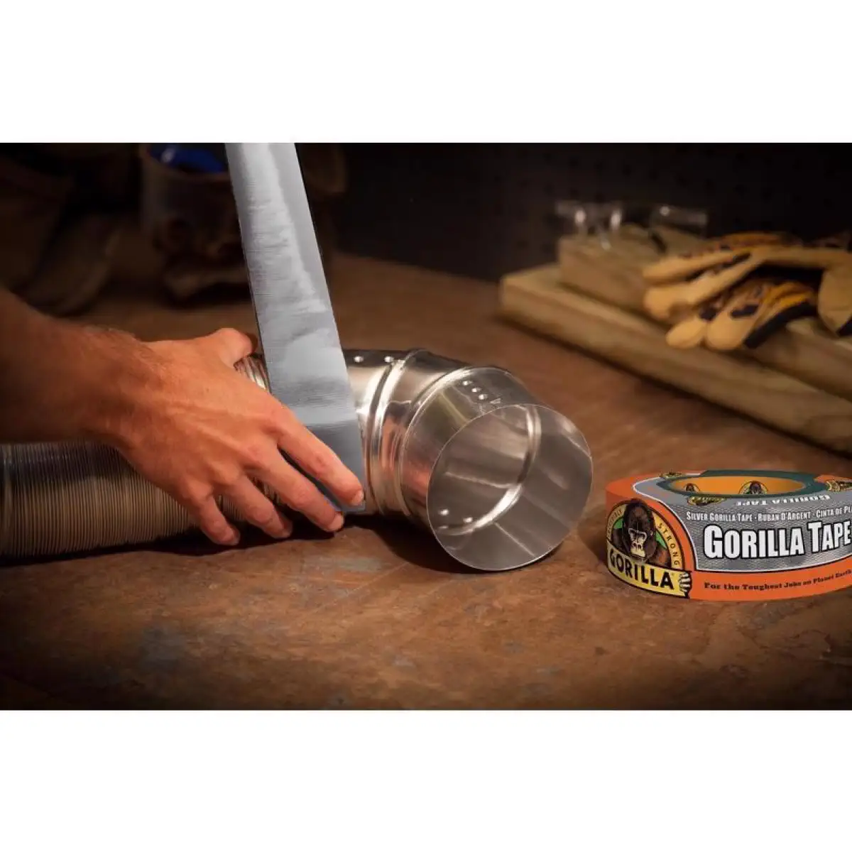 Gorilla Silver Duct Tape (48 mm. x 9.1 m)