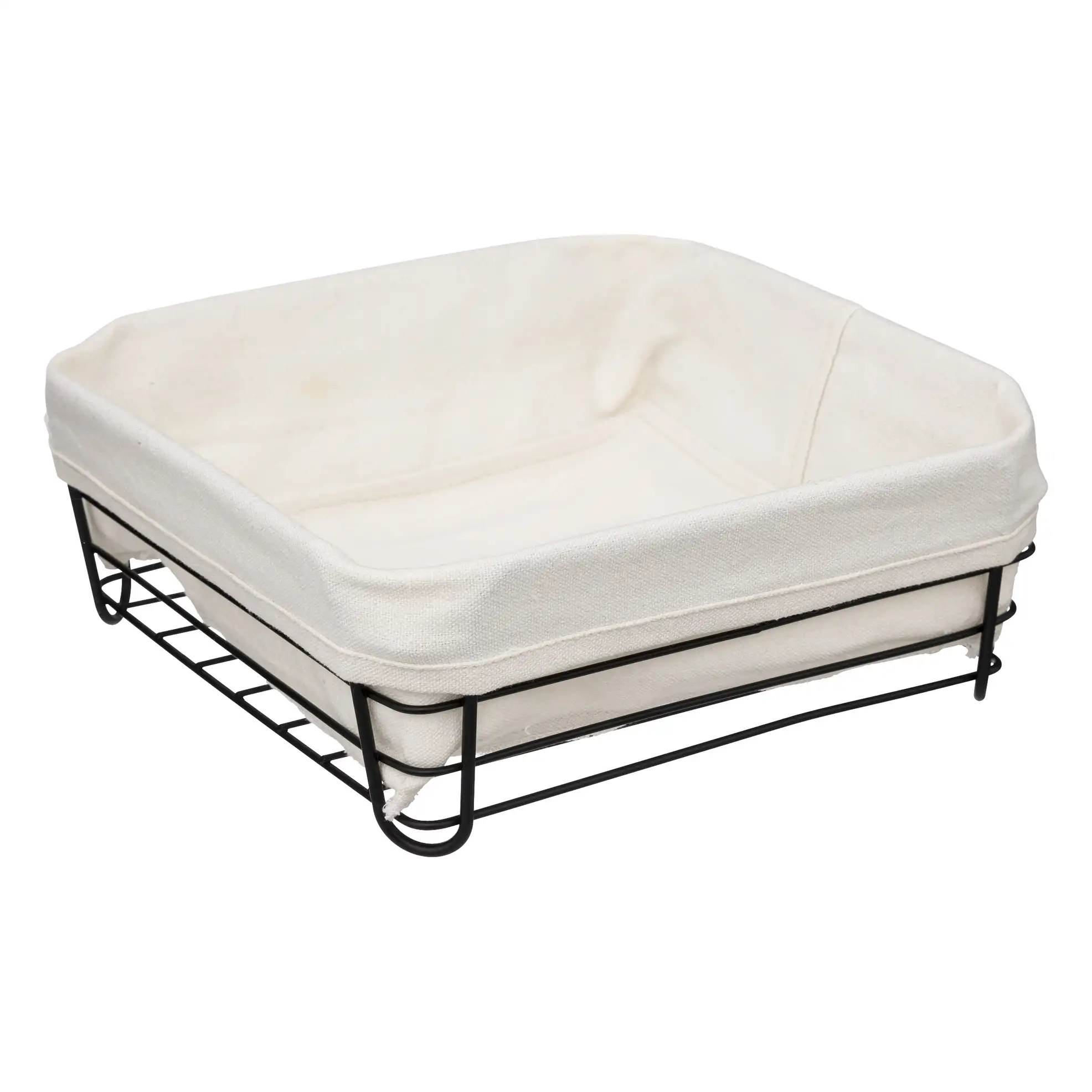 5Five Square Metal Bread Basket (25.5 x 25.5 x 10.5 cm)