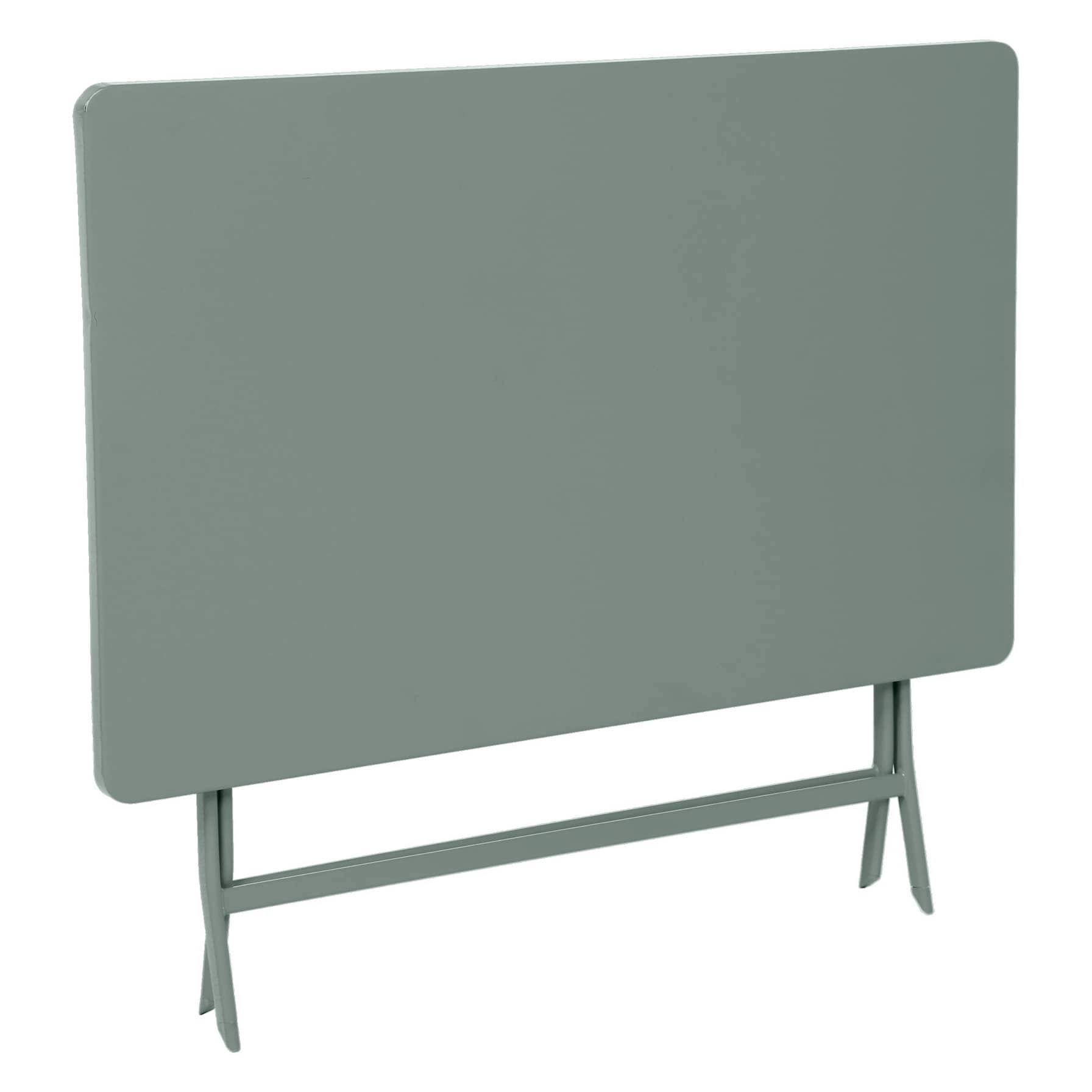 Greensboro Steel Folding Rectangle Table (110 x 70 x 71 cm, Olive)