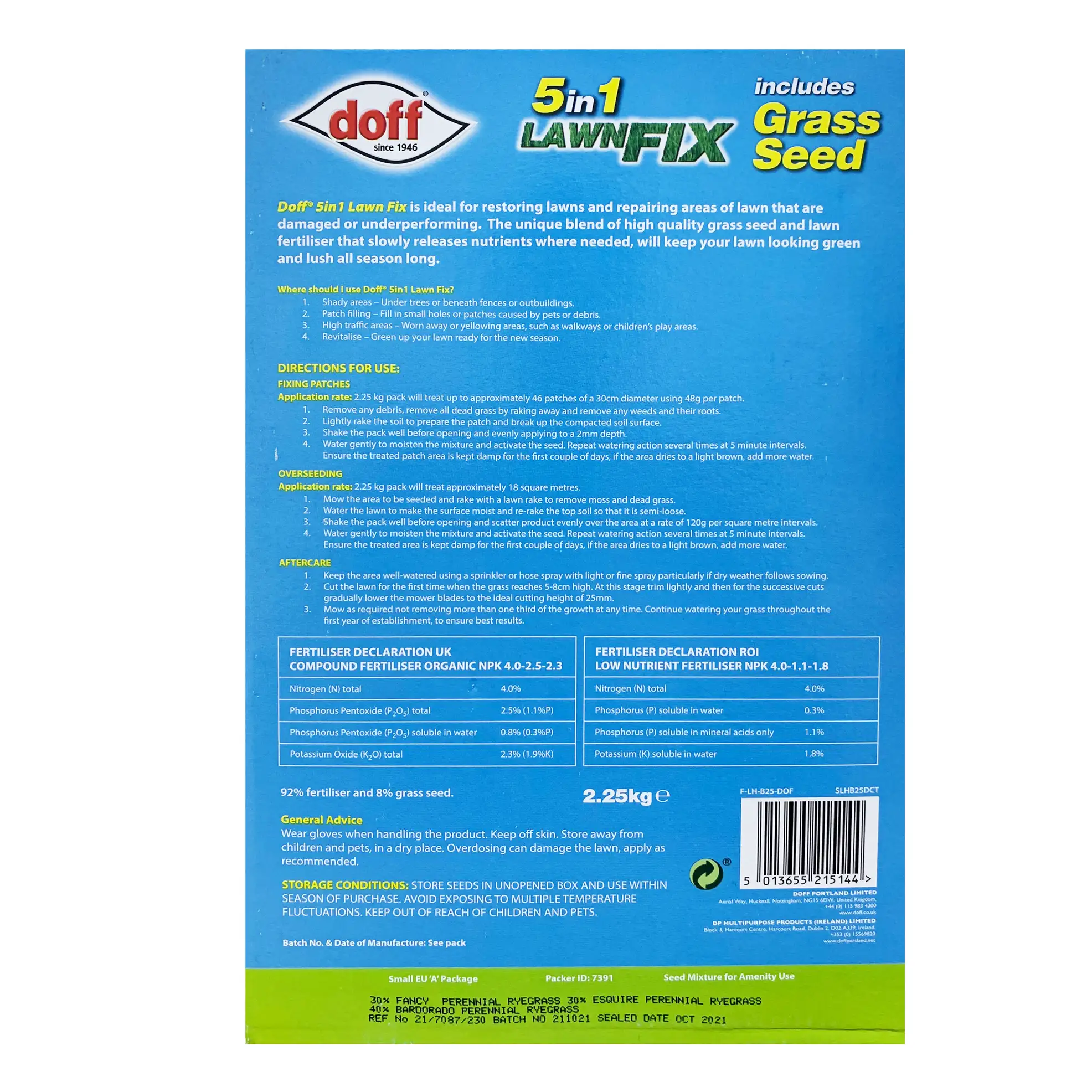 Doff 5-in-1 Lawn Fix (2.25 kg)