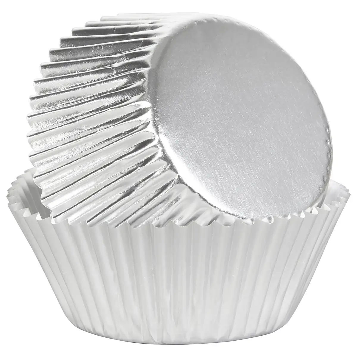 Wilton Foil Baking Cups Standard Size (Silver, 24 Pc.)