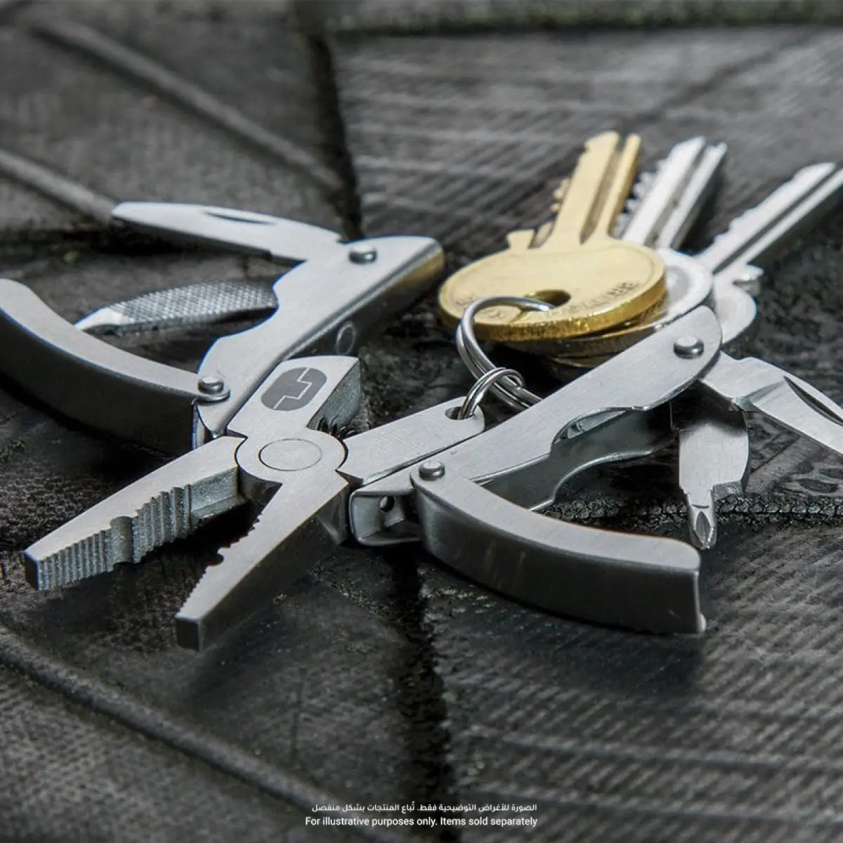 True Utility Scarab Stainless Steel Multitool, TU204  (88 x 27 x 16 mm)