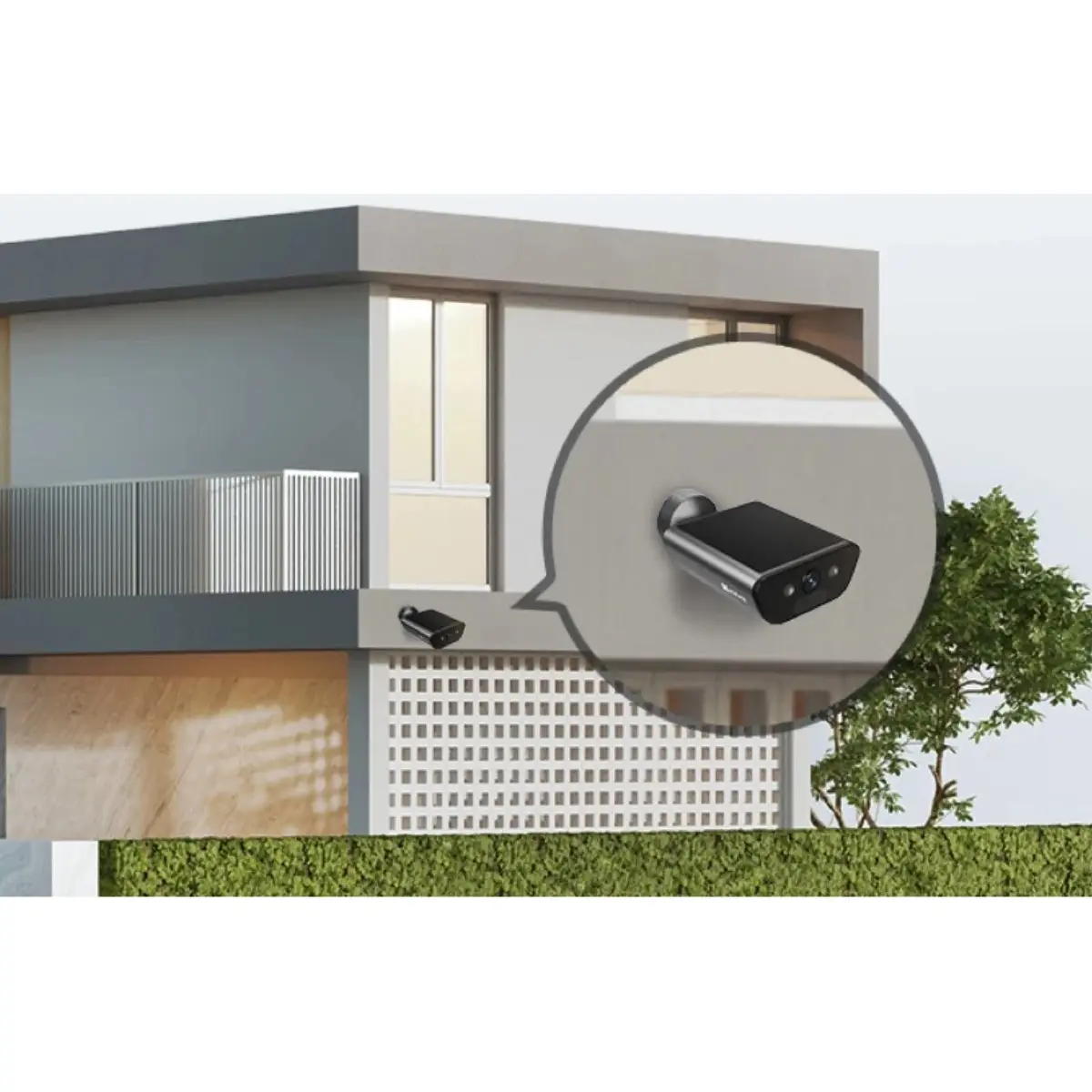 Ezviz  Wi-Fi Smart Home Camera W/Solar Battery, CS-EB5 (4 K)