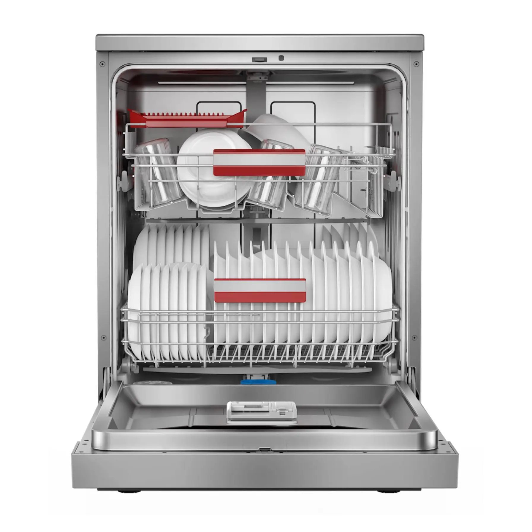 Toshiba Free Standing Dishwasher, DW14F1(S) (14 Place Settings, Silver) 