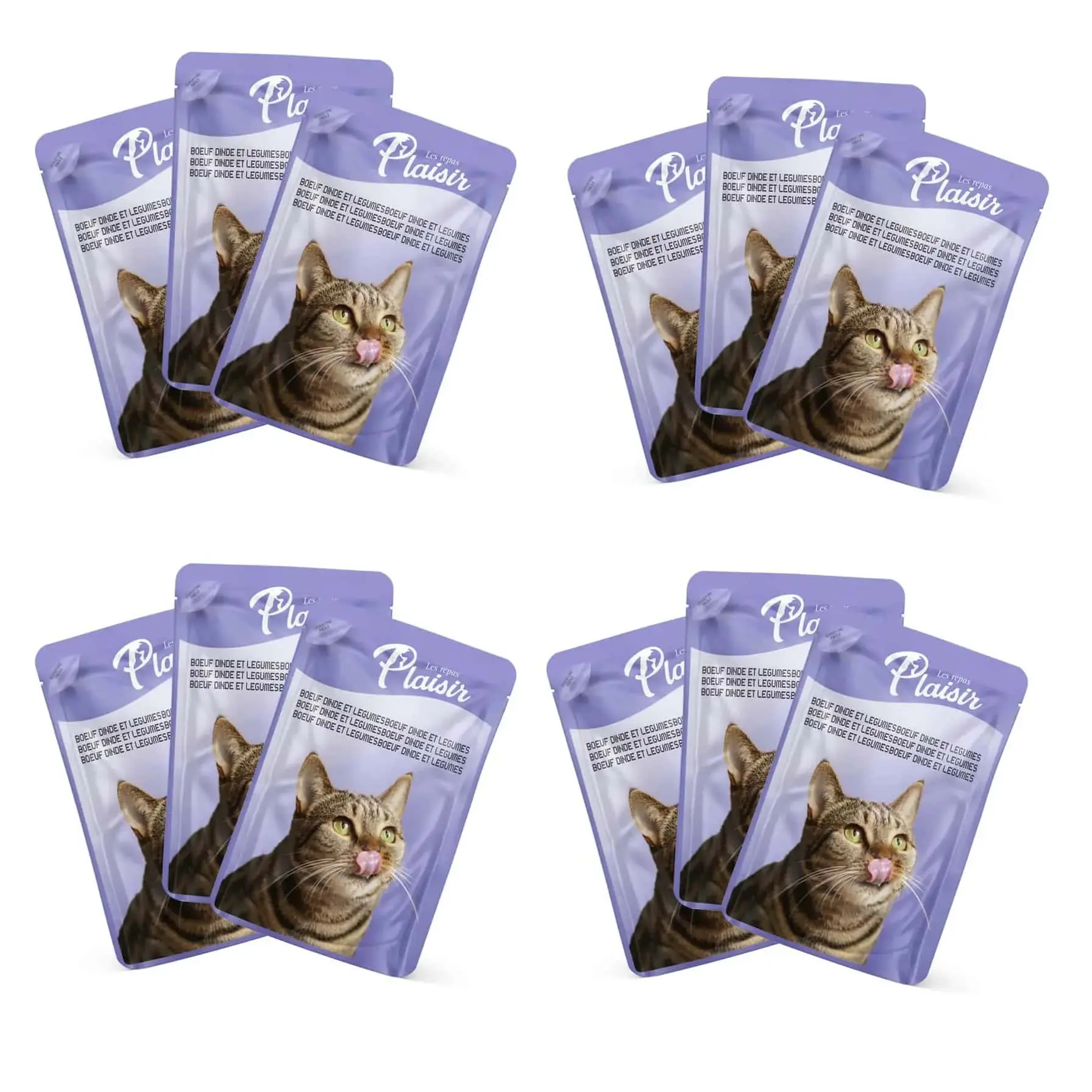 Les Repas Plaisir Chunks In Gravy Wet Cat Food (Mixed Flavors, Sterilized & Adult Cats, 12 x 85 g)
