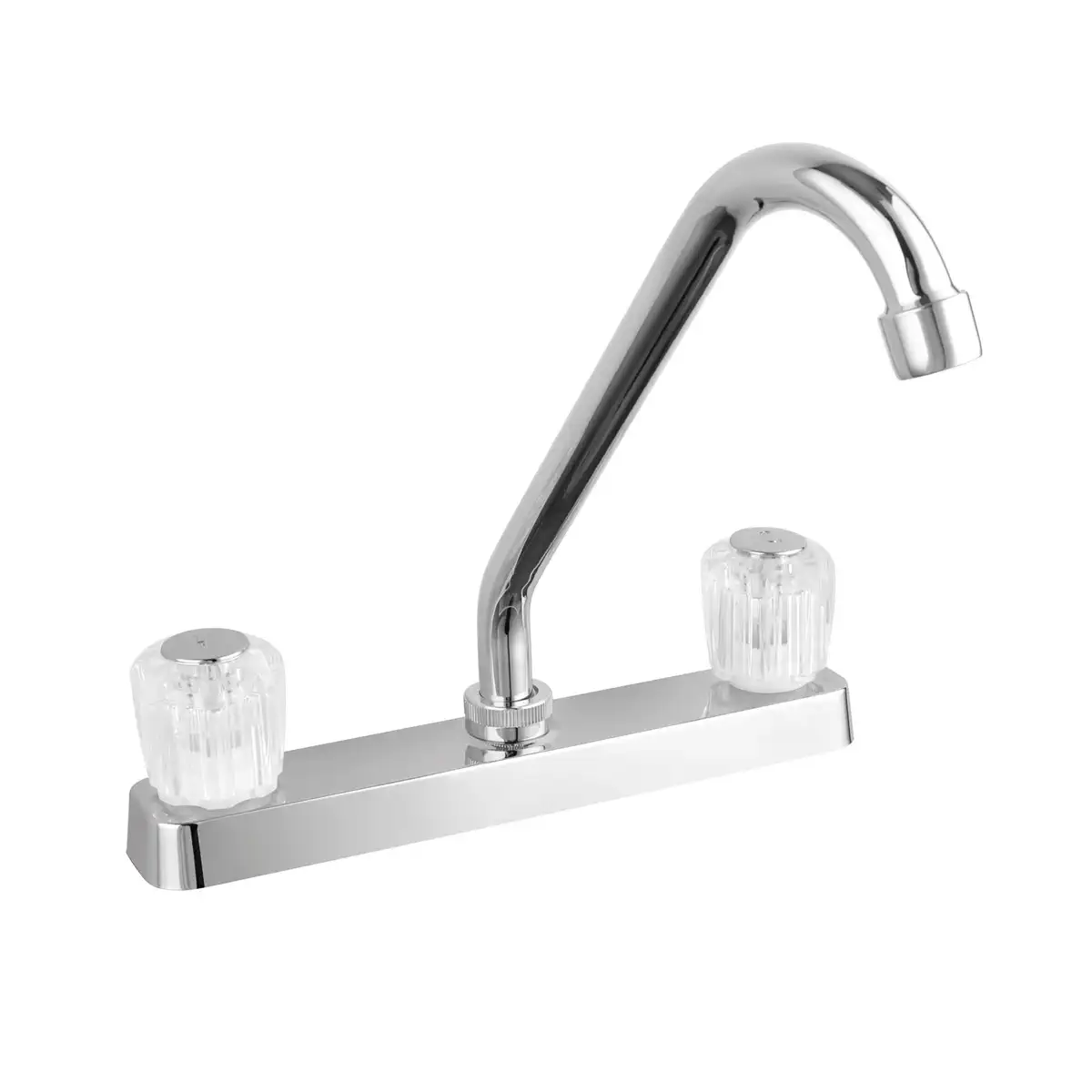 Home Plus High Profile Kitchen Deck Mount Faucet Chrome (L 20.3 cm)