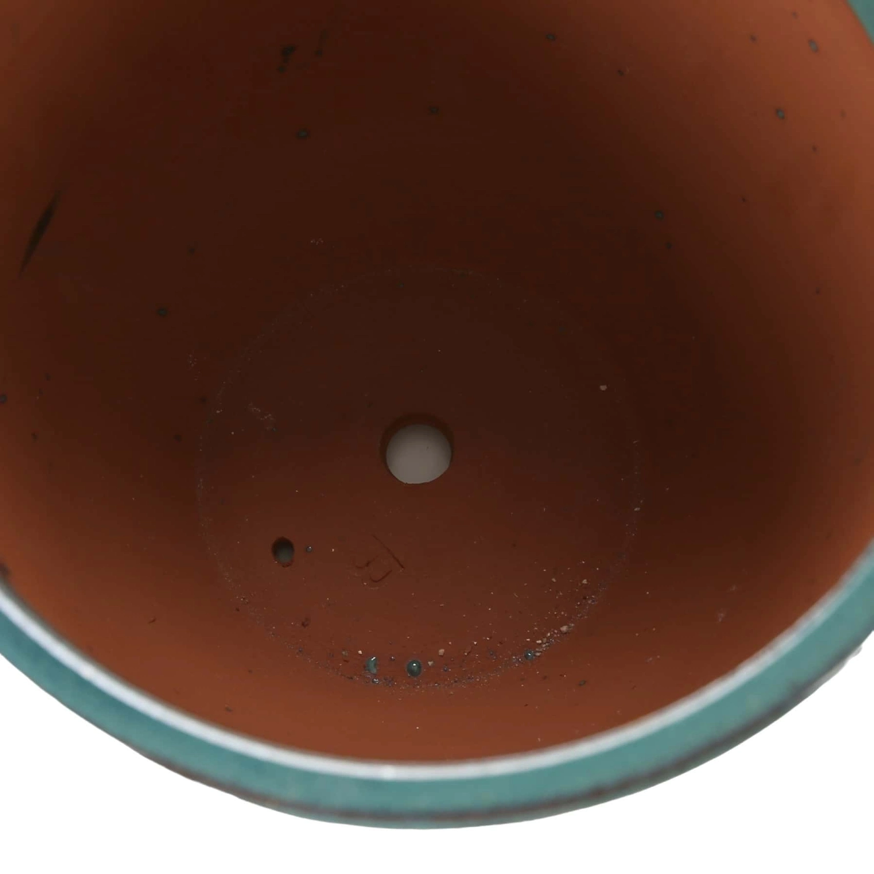 Shanghai 10-01DB Glazed Ceramic Plant Pot (30 x 27 cm, Ice Blue)