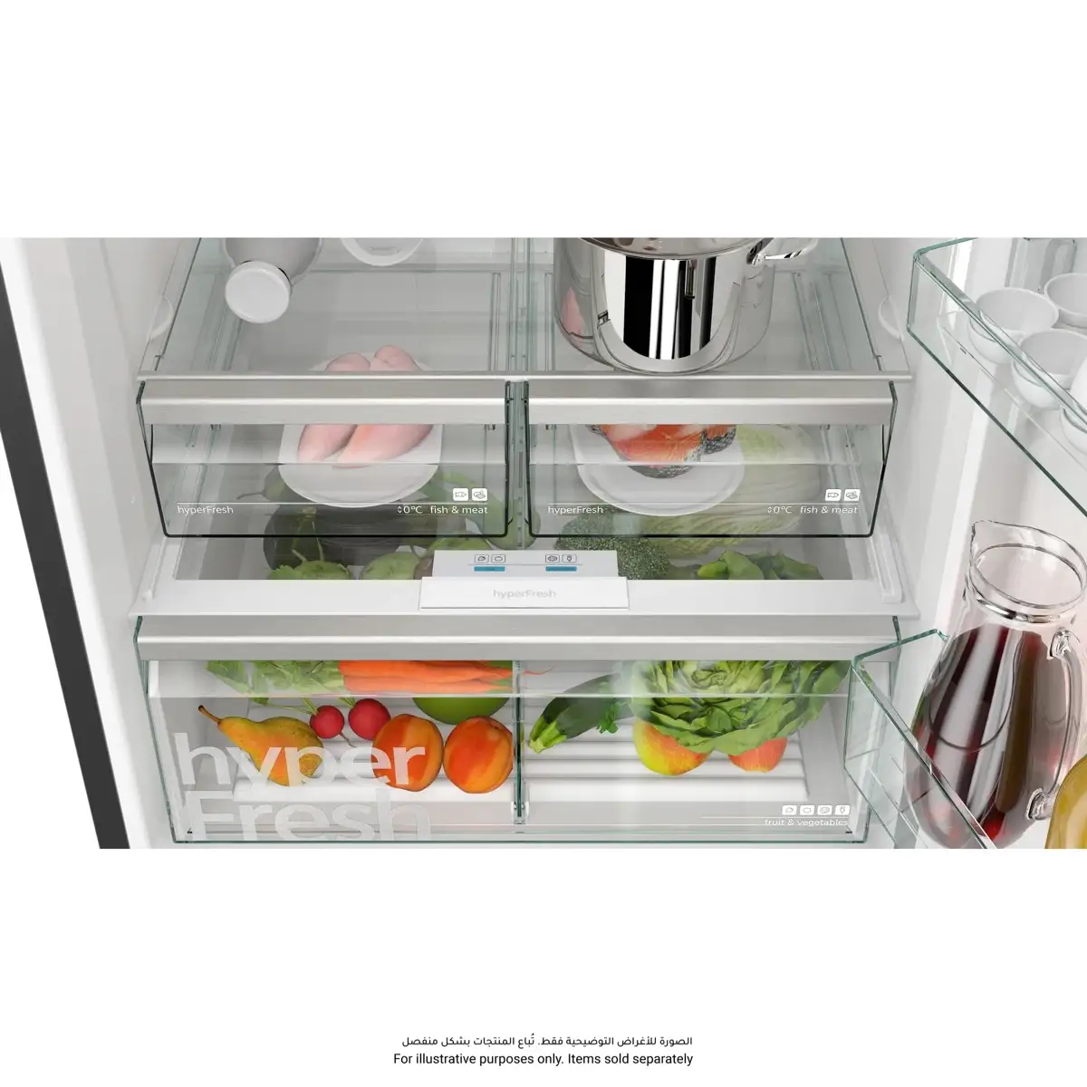 Siemens IQ500 Freestanding Bottom Freezer Refrigerator, KG76NCXE0M (578 L)