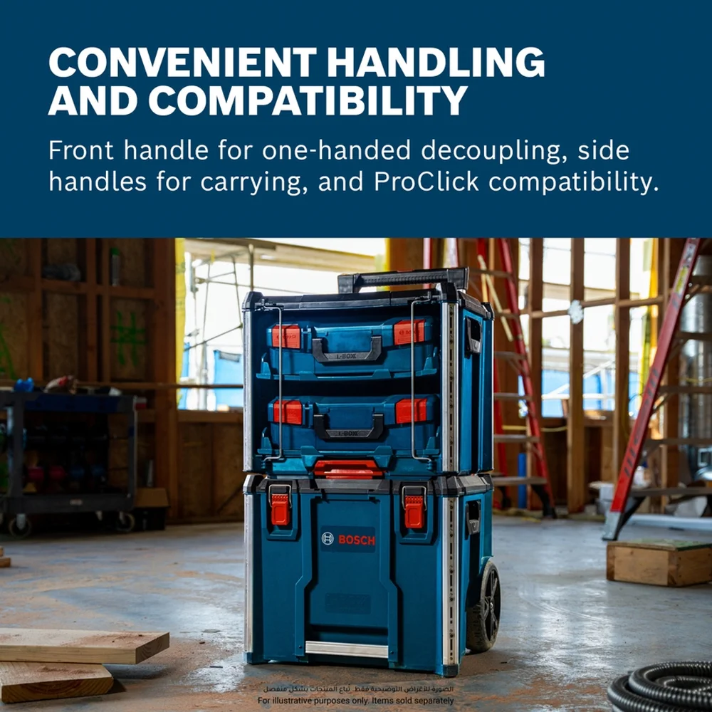 Bosch PRO L-Boxx Contractor Carrying Case System (55.9 x 53 x 47.6 cm)