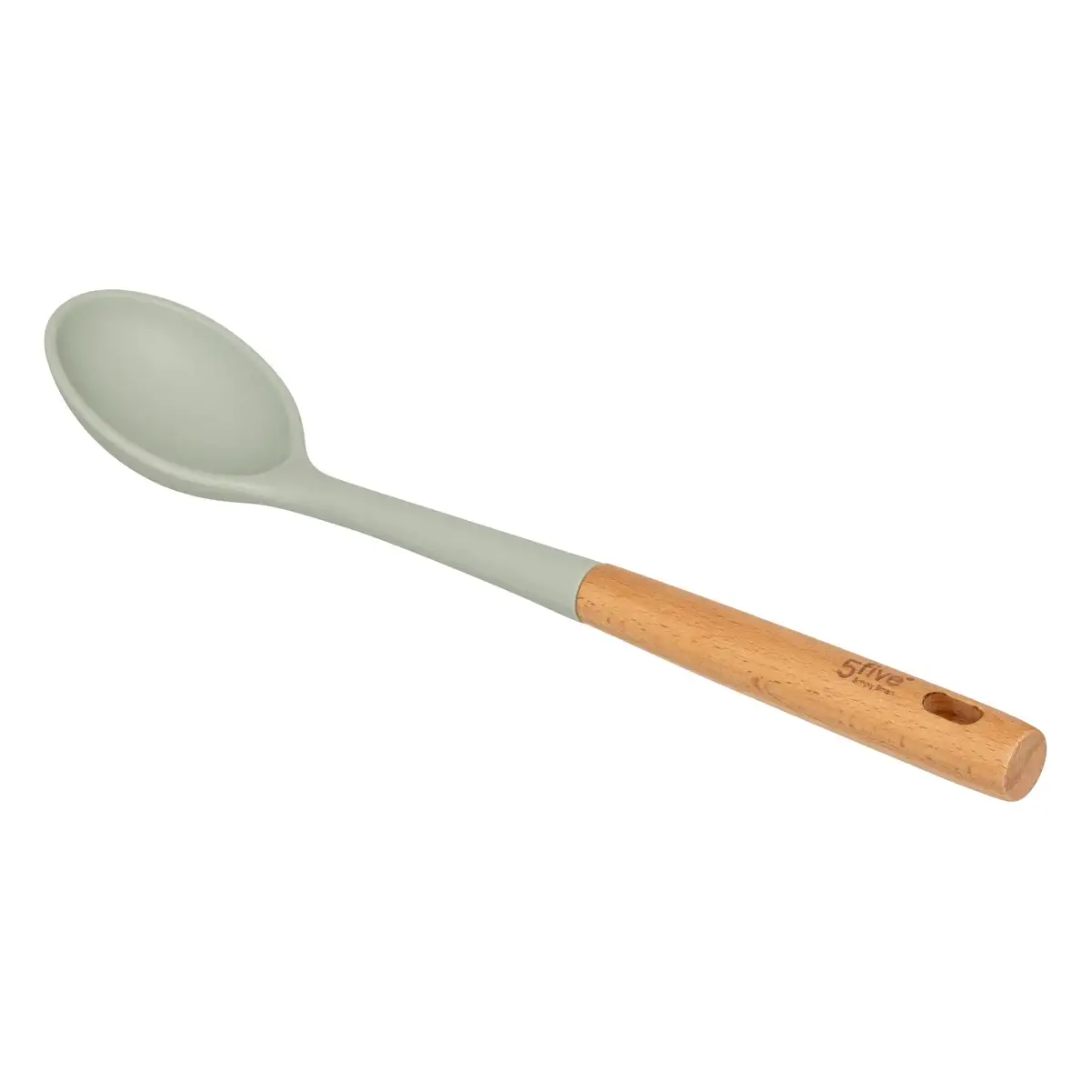 5Five Horizon Silicone Spoon with Wooden Handle (34 cm)