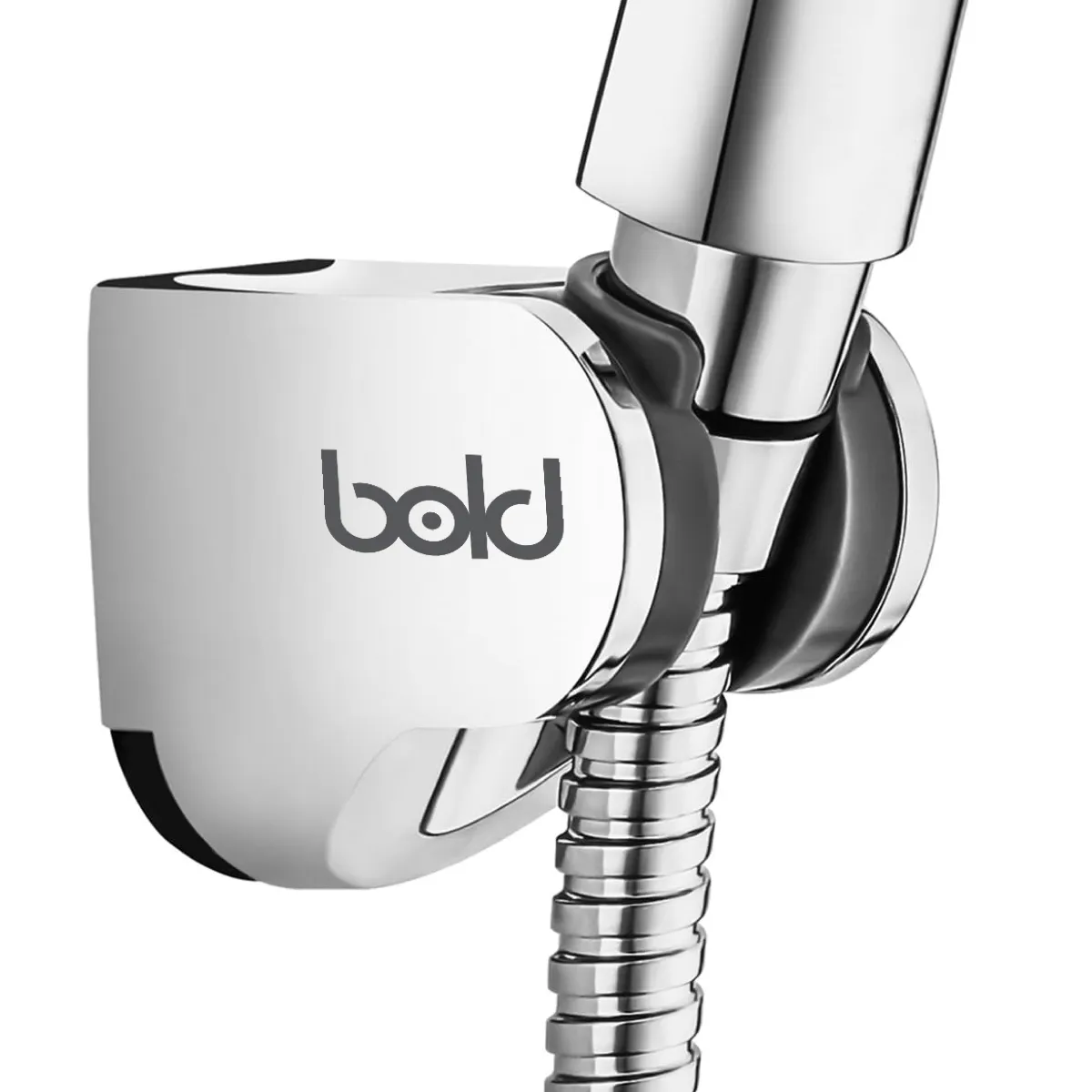Bold ABS Plastic Shower Head Holder (4 x 4 x 6 cm)