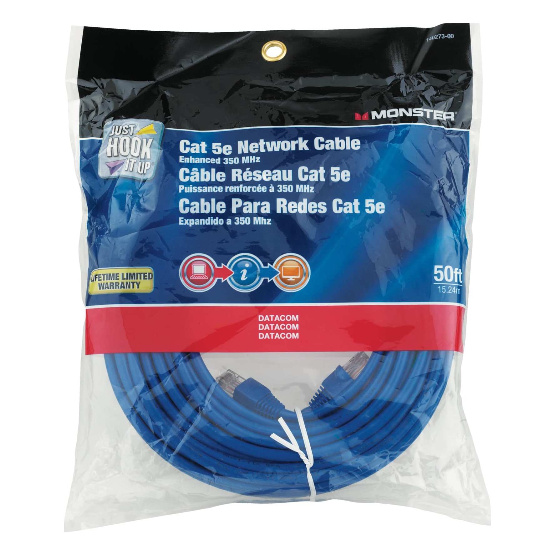Monster Just Hook It Up Category 5E Networking Cable (15.24 m)