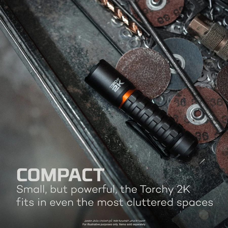 Nebo Torchy USB-C Rechargeable Pocket Flashlight (2000 Lumens)