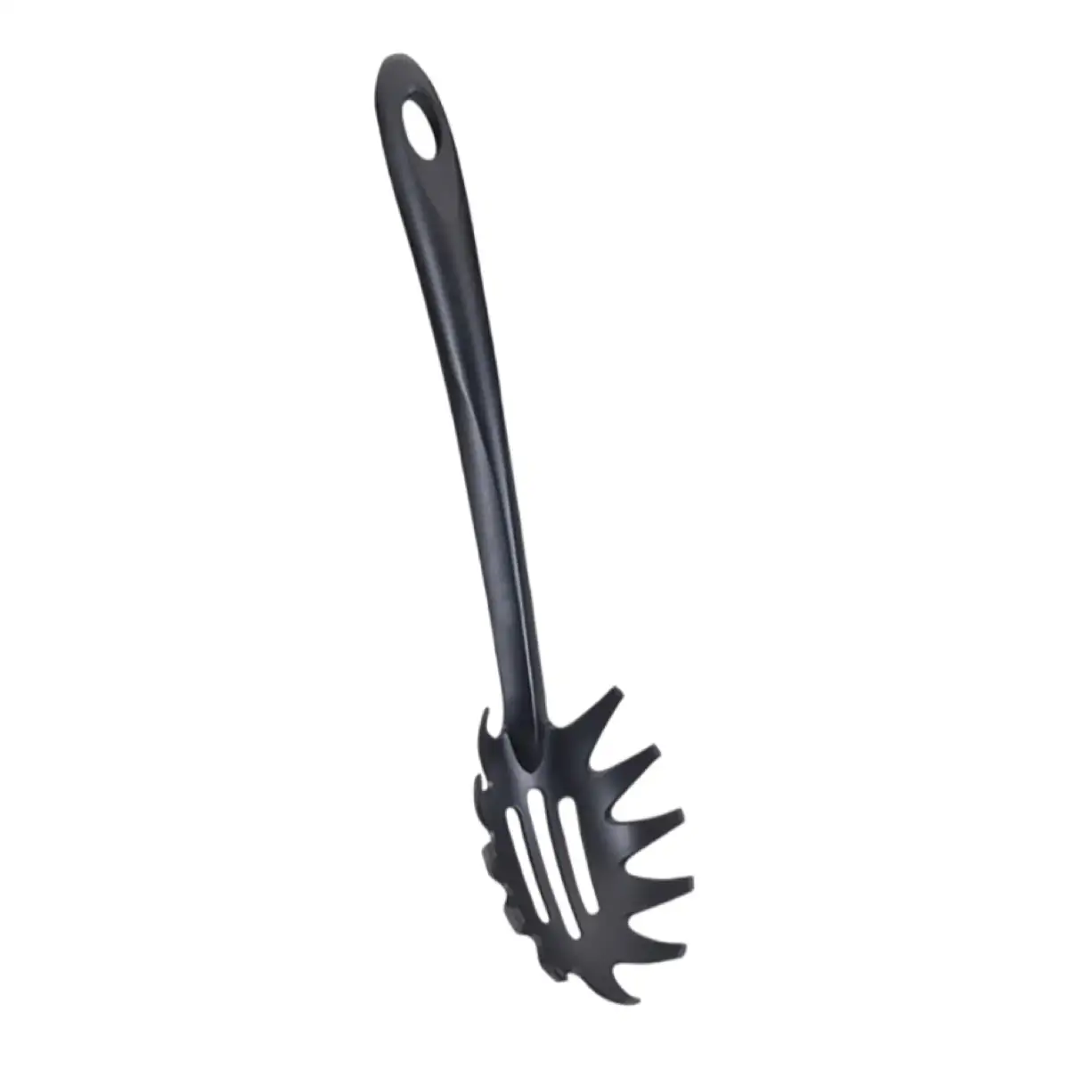 Metaltex Rapid Nylon Pasta Serving Spoon (31 cm, Black)