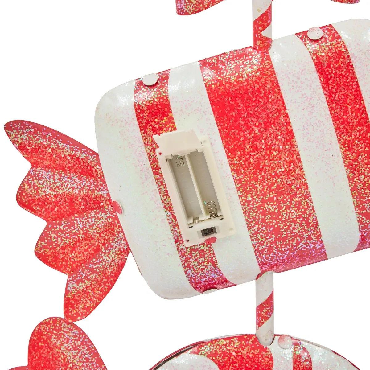 Decorative Int Sweets Metal Warm White (Red, L 13 cm)