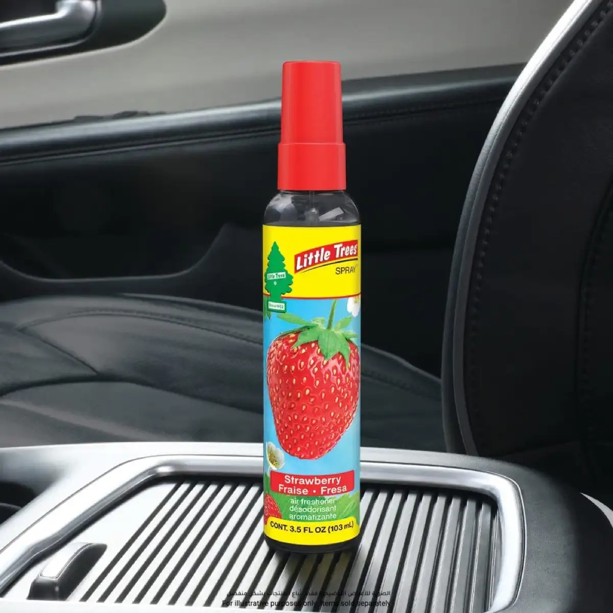Little Trees Spray Strawberry Air Freshener (17.5 x 3.5 x 3.5 cm, 103 ml)