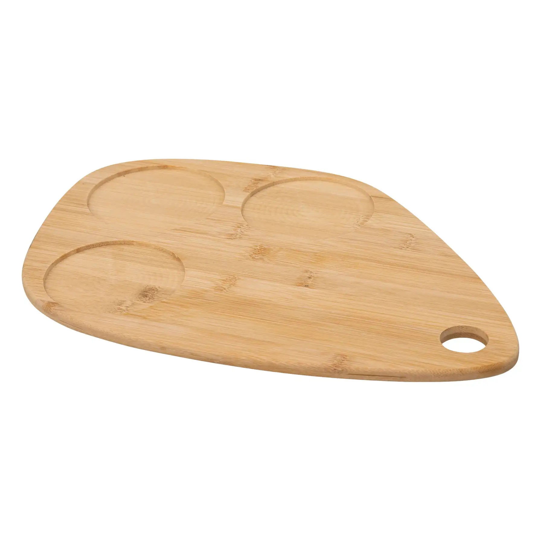 SG Bamboo & Stoneware Appetizer Set (4 Pc., White)