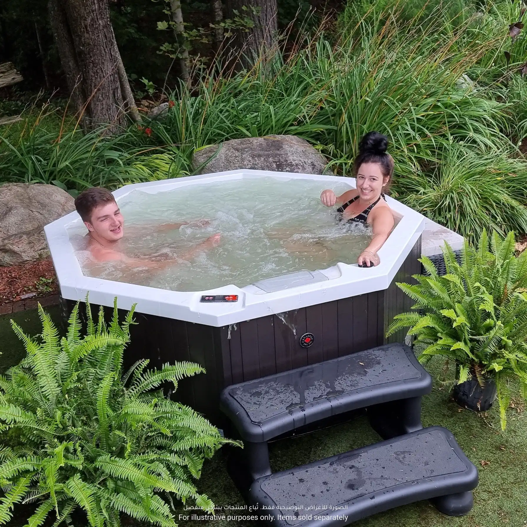 Canadian Spa Muskoka 14-Jet 6-Person Hot Tub (188 x 188 x 73 cm)