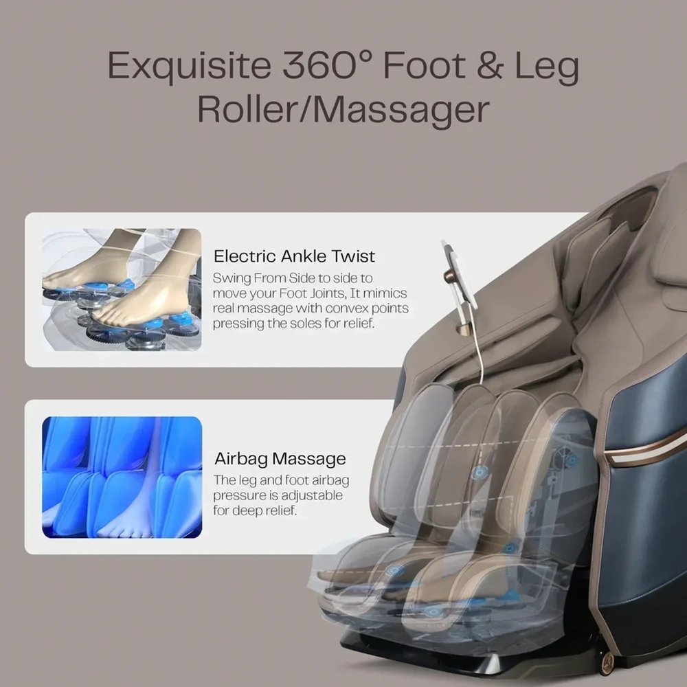 Rotai Jazz Recovery Massage Chair, RT5652 (Black)