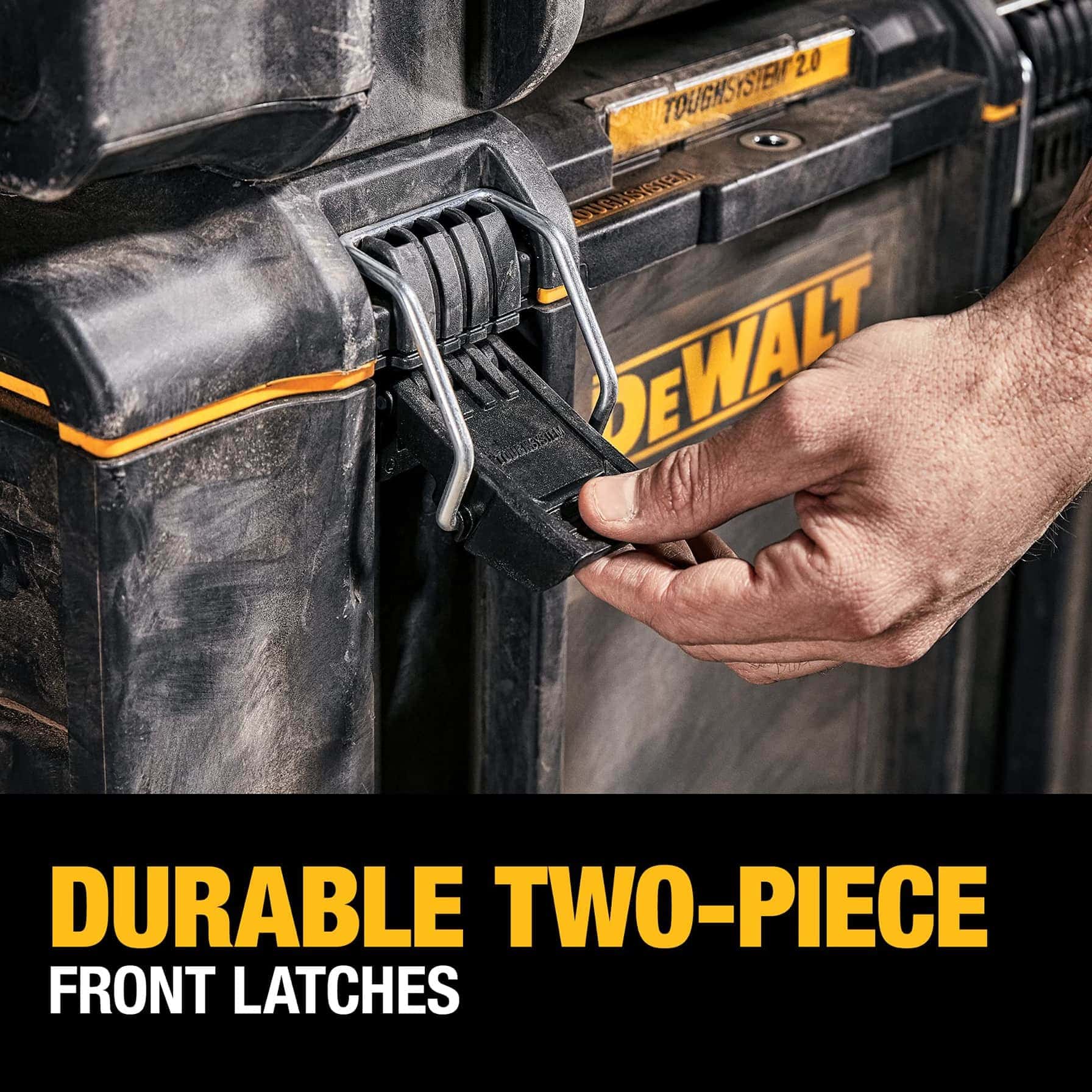 DeWalt ToughSystem 2.0 Plastic Tool Box (37.46 x 55.24 x 41.27 cm)