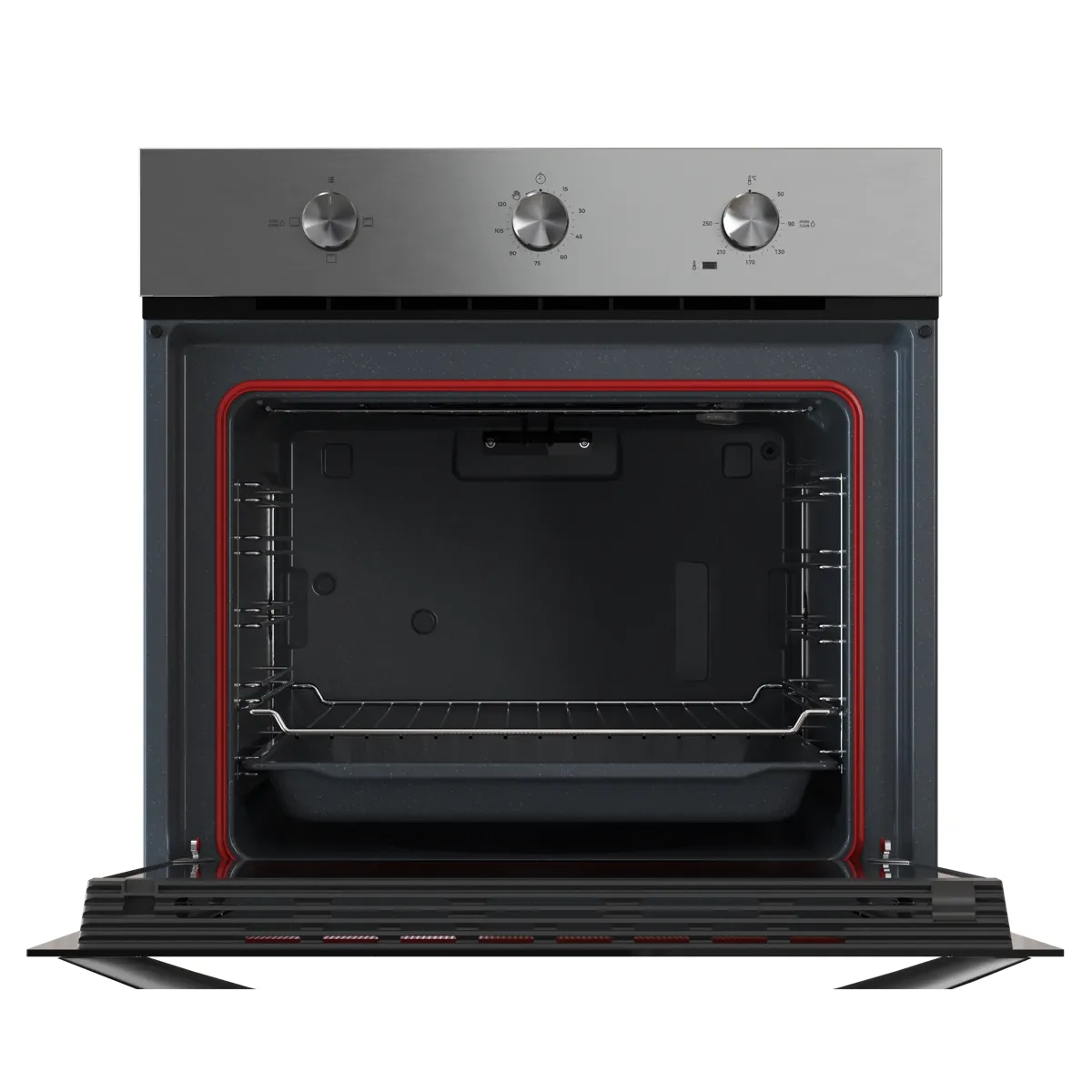 فرن تيكا التقليدي مع 3 وظائف طبخ ونظام هيدروكلين، NEO HBB 5350 SS (77 لتر)