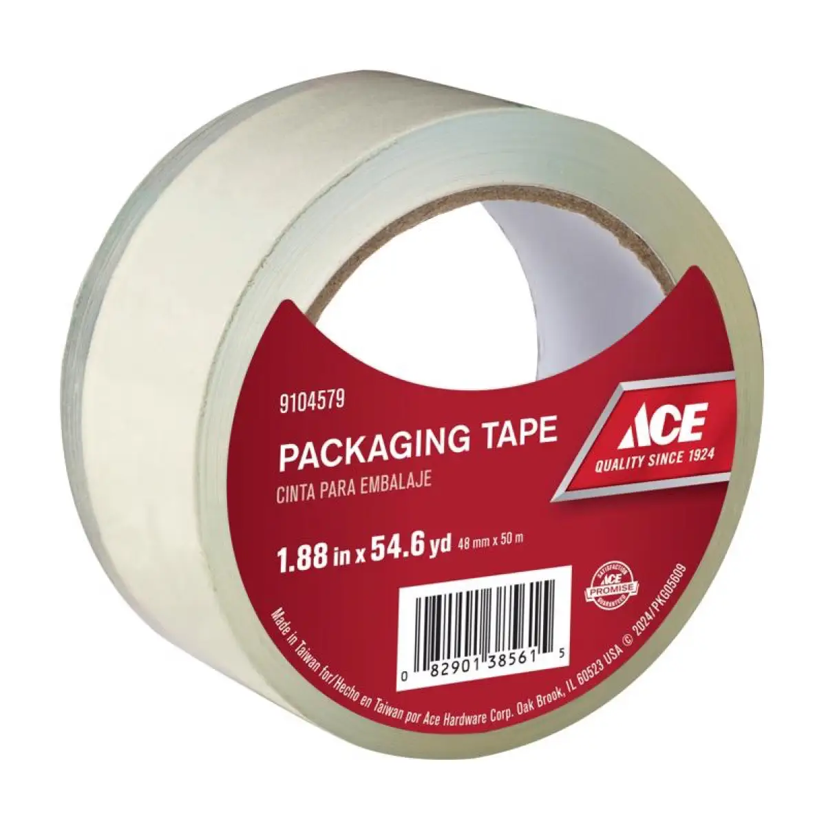 Ace Packaging tape (Clear, Dia. 4.8mm x L. 50m)