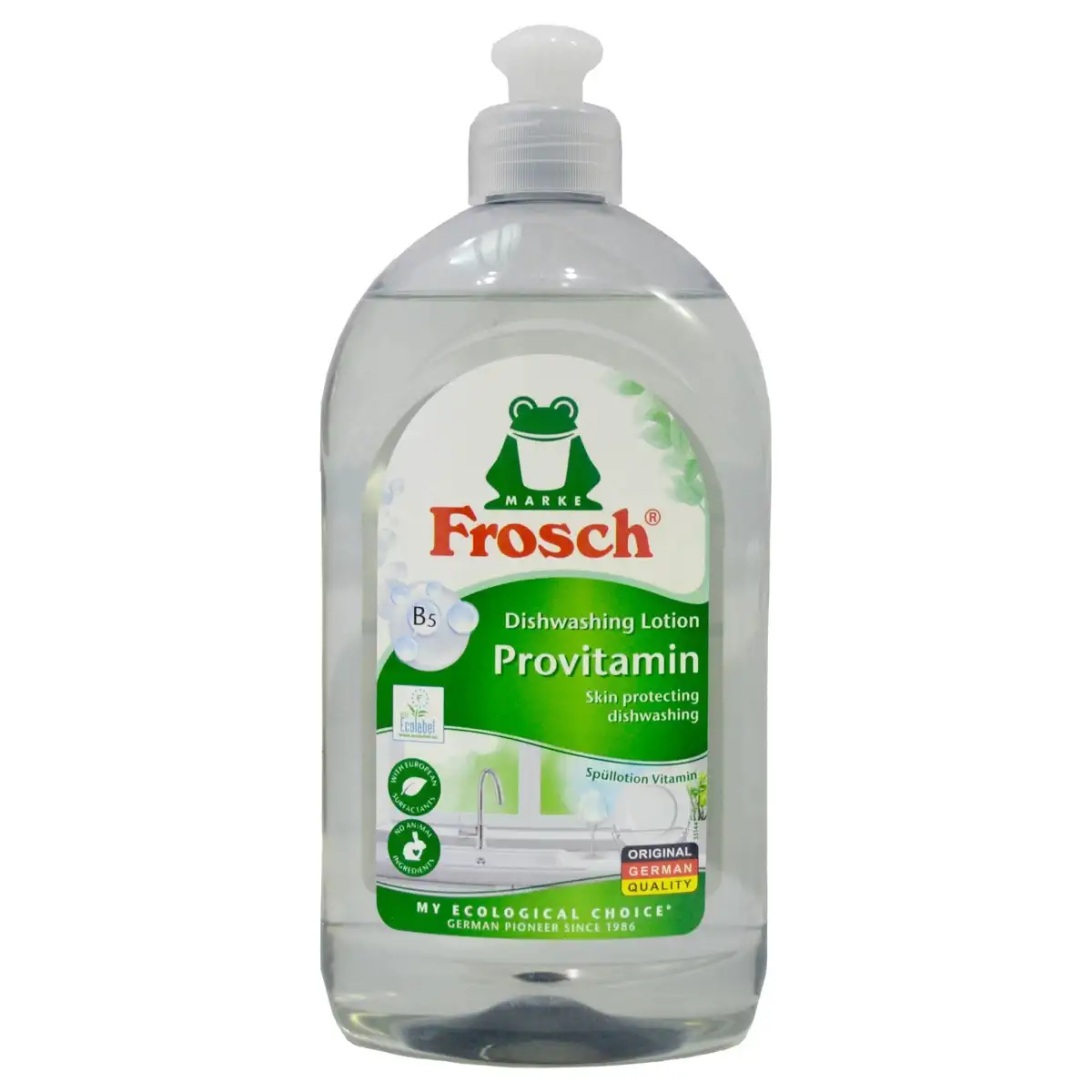 Frosch Sensitive Vitamin Dishwashing Liquid (500 ml)