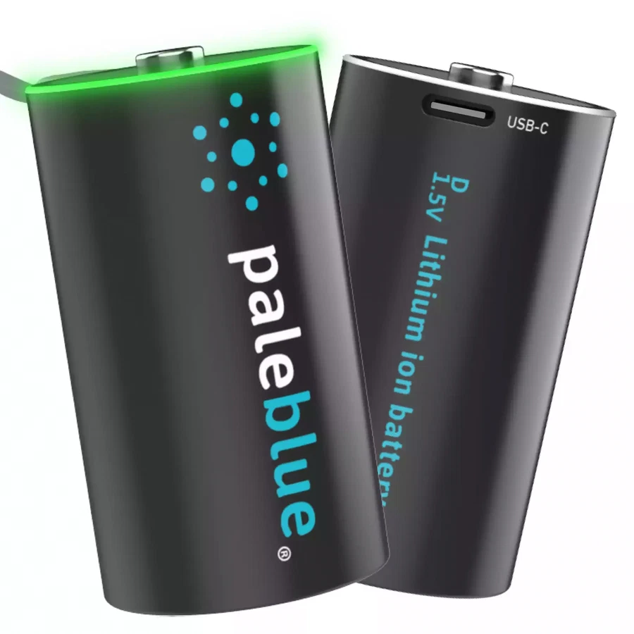 Paleblue USB-C Rechargeable Li-Ion D 2-Batteries
