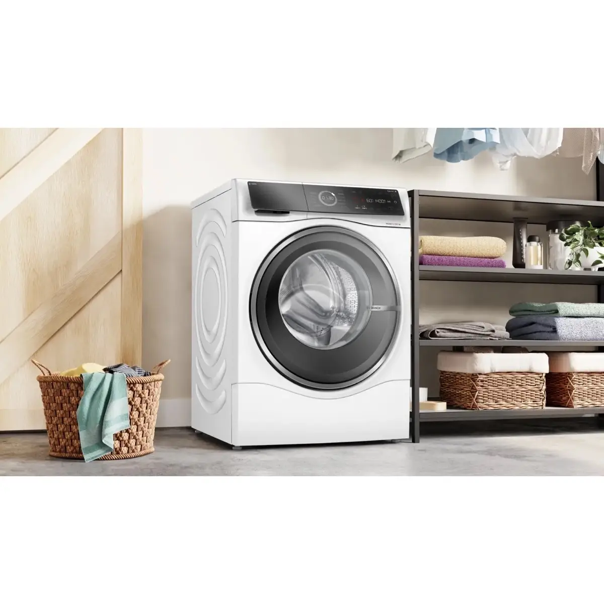 Bosch Series 8 Freestanding 10 Kg Washer Dryer, WNC254A0GC (6 Kg Dry, 1400 RPM)