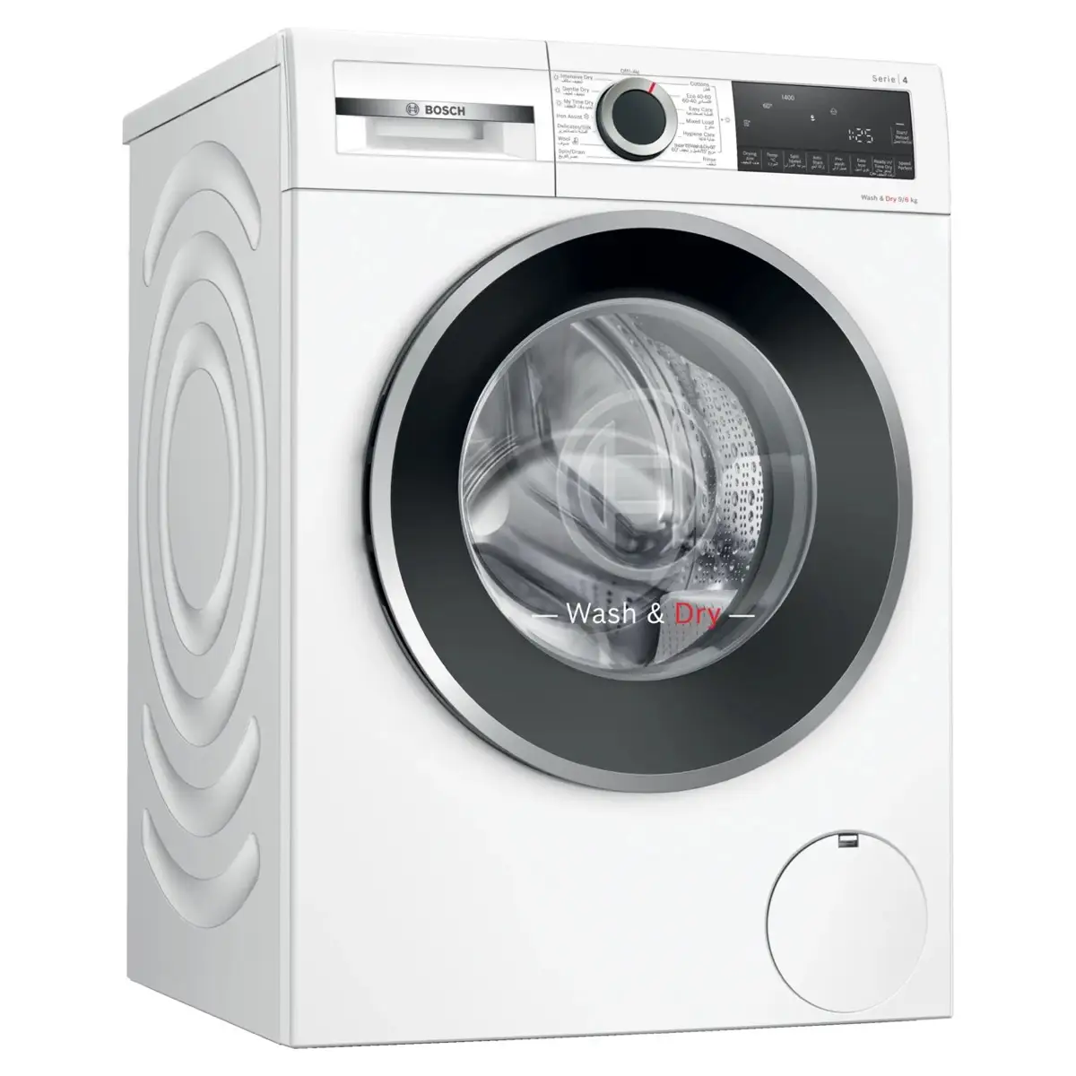 Bosch Series 4 Freestanding 9 Kg Washer Dryer, WNA24400GC (5 Kg Dry, 1400 RPM)