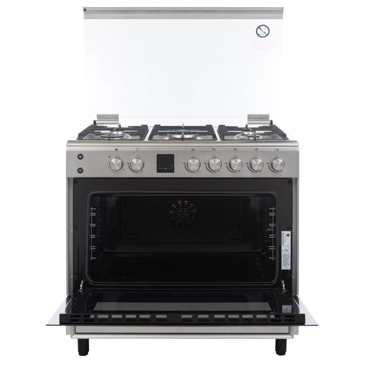 Hoover Freestanding 5-Burner Full Gas Cooker W/Oven, HGC-V95G-S (90 x 60 cm, 100 L)
