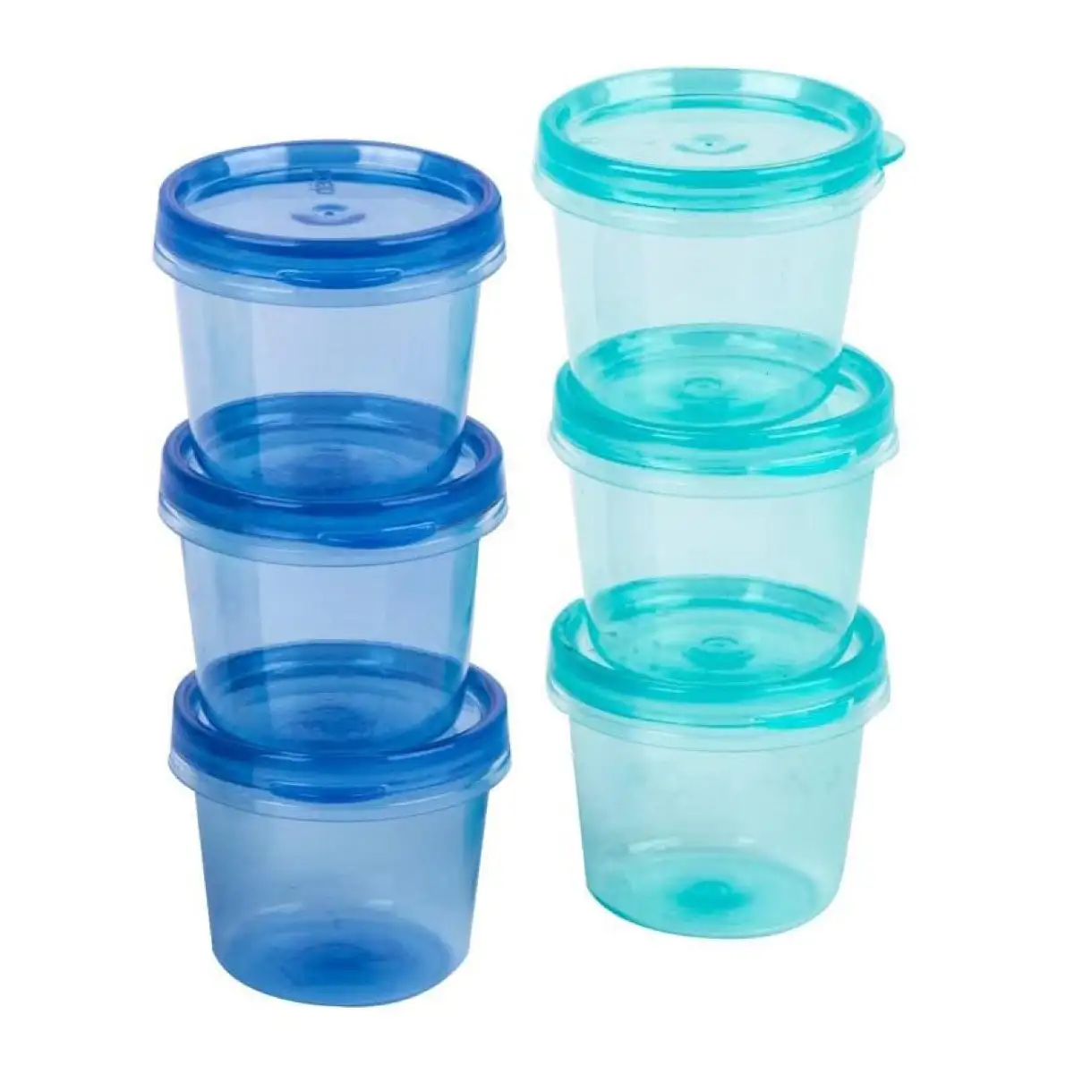Decor Go Plastic Dressing Tubs Pack (35 ml, 6 Pc.)