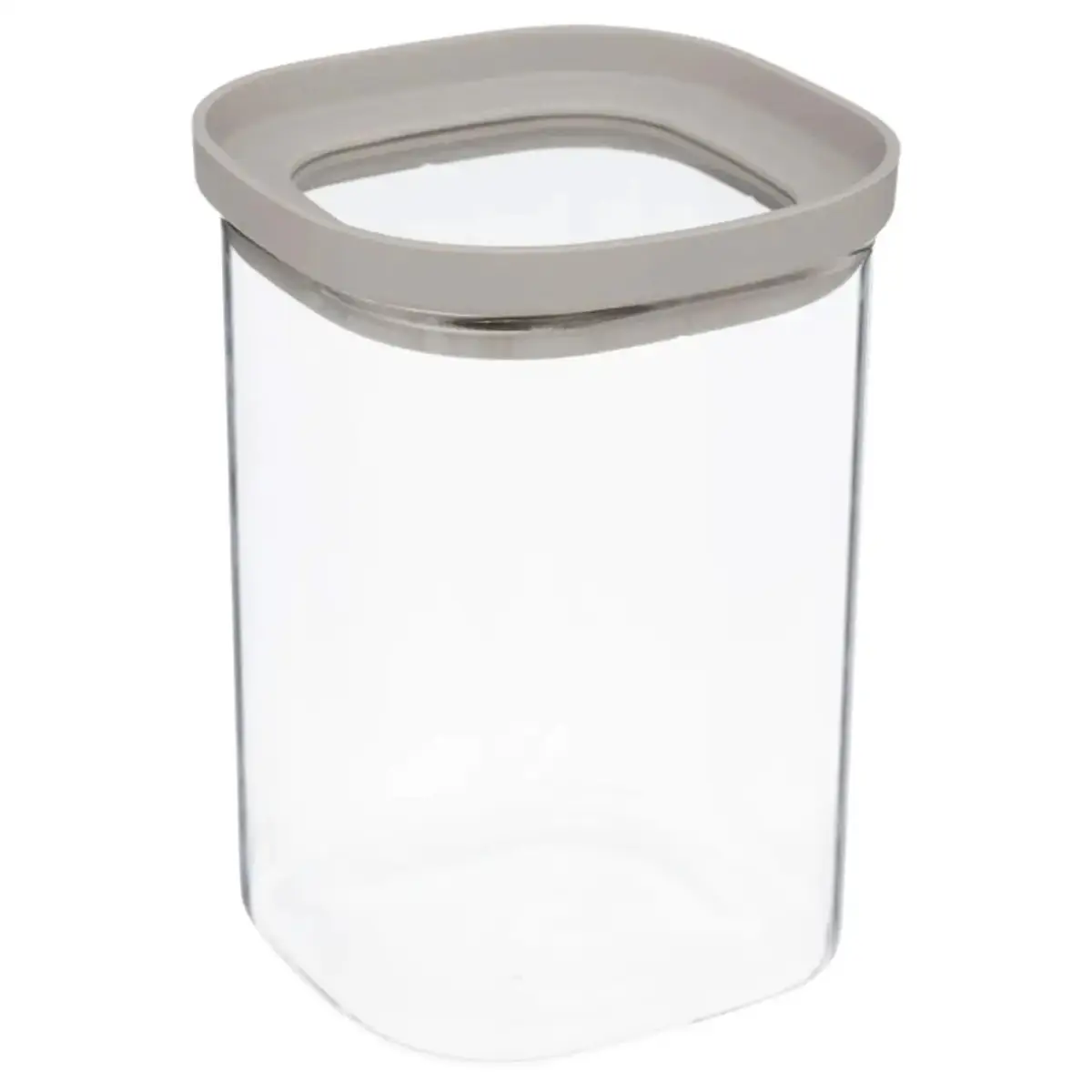 5Five Hermet Glass & Silicone Jar (1L, Beige)