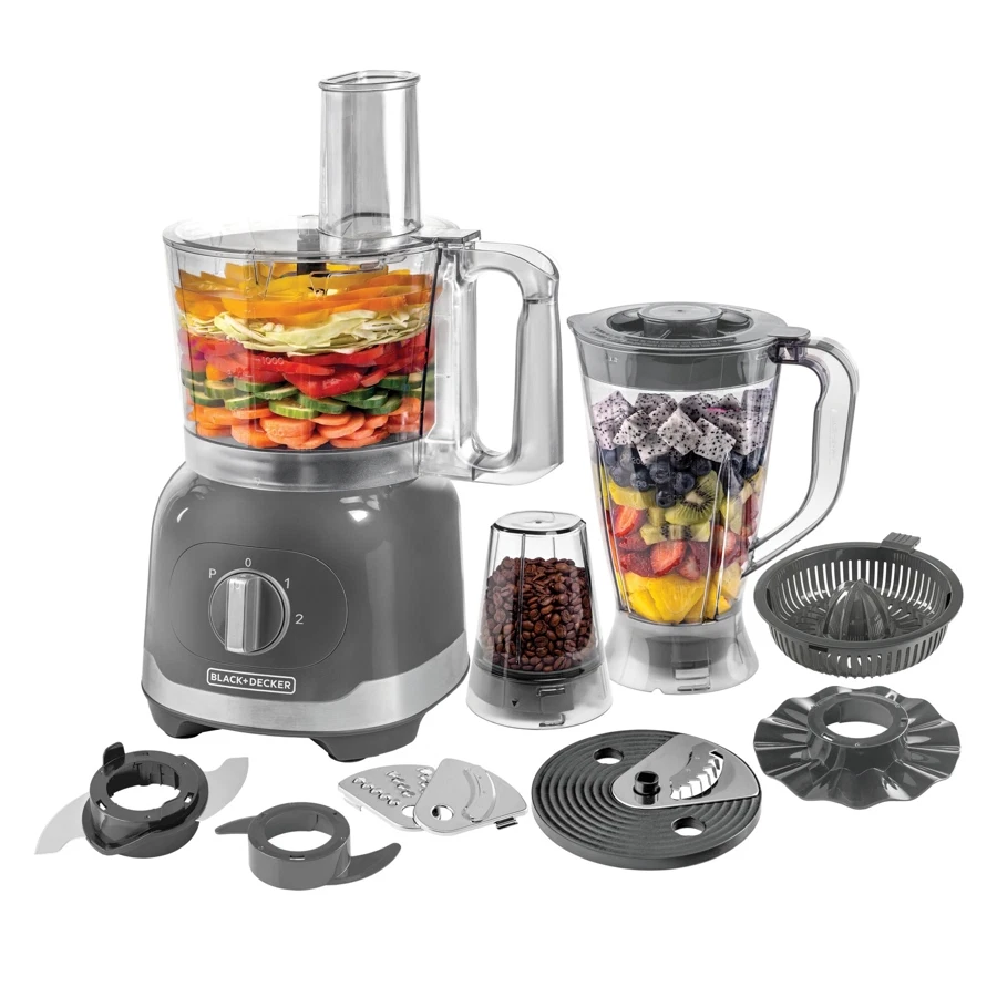 Black + Decker Multi-Function Food Processor, FX1000FG-B5 (1000 W)