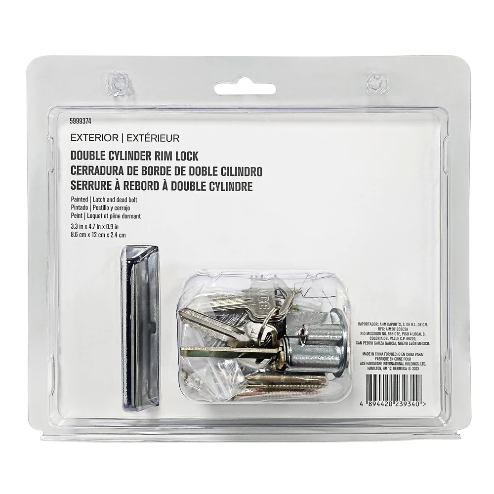 Ace Double Cylinder Night Latch