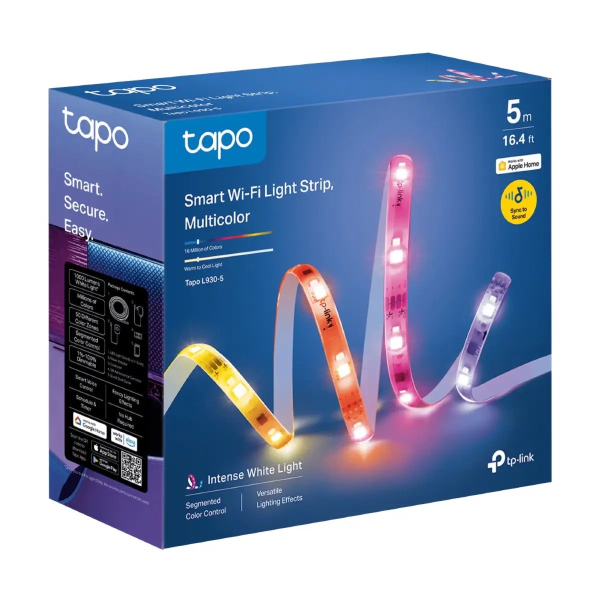 Tapo Smart Light Strip, L930-5 (Multicolor, 5 m)