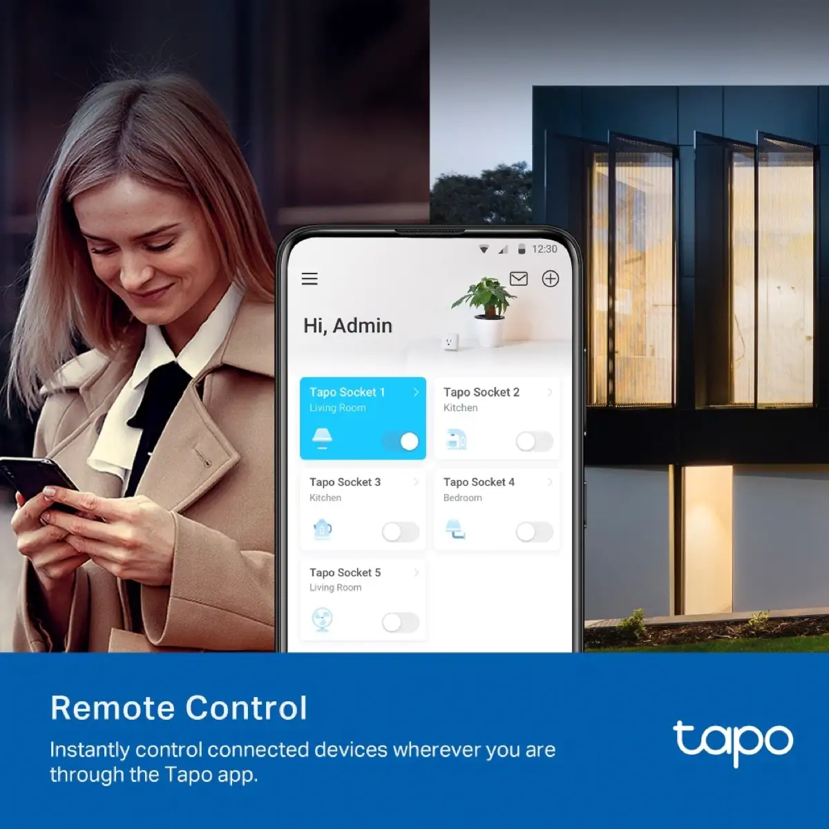Tapo Mini Smart Wi-Fi Socket, P100