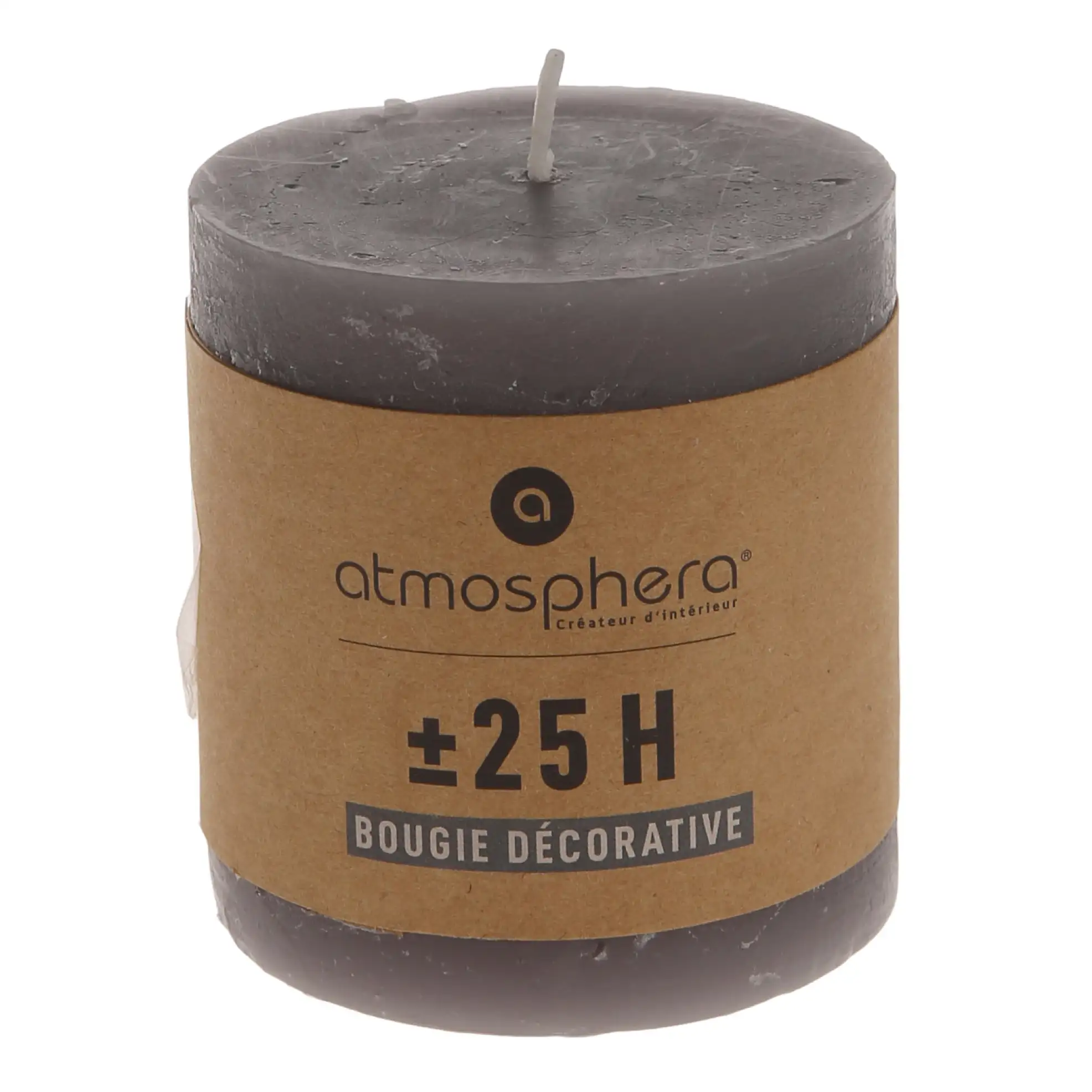 Comptoir de la Bougie Olia Rustic Wax Candle (6.7 x 7 cm, Gray)