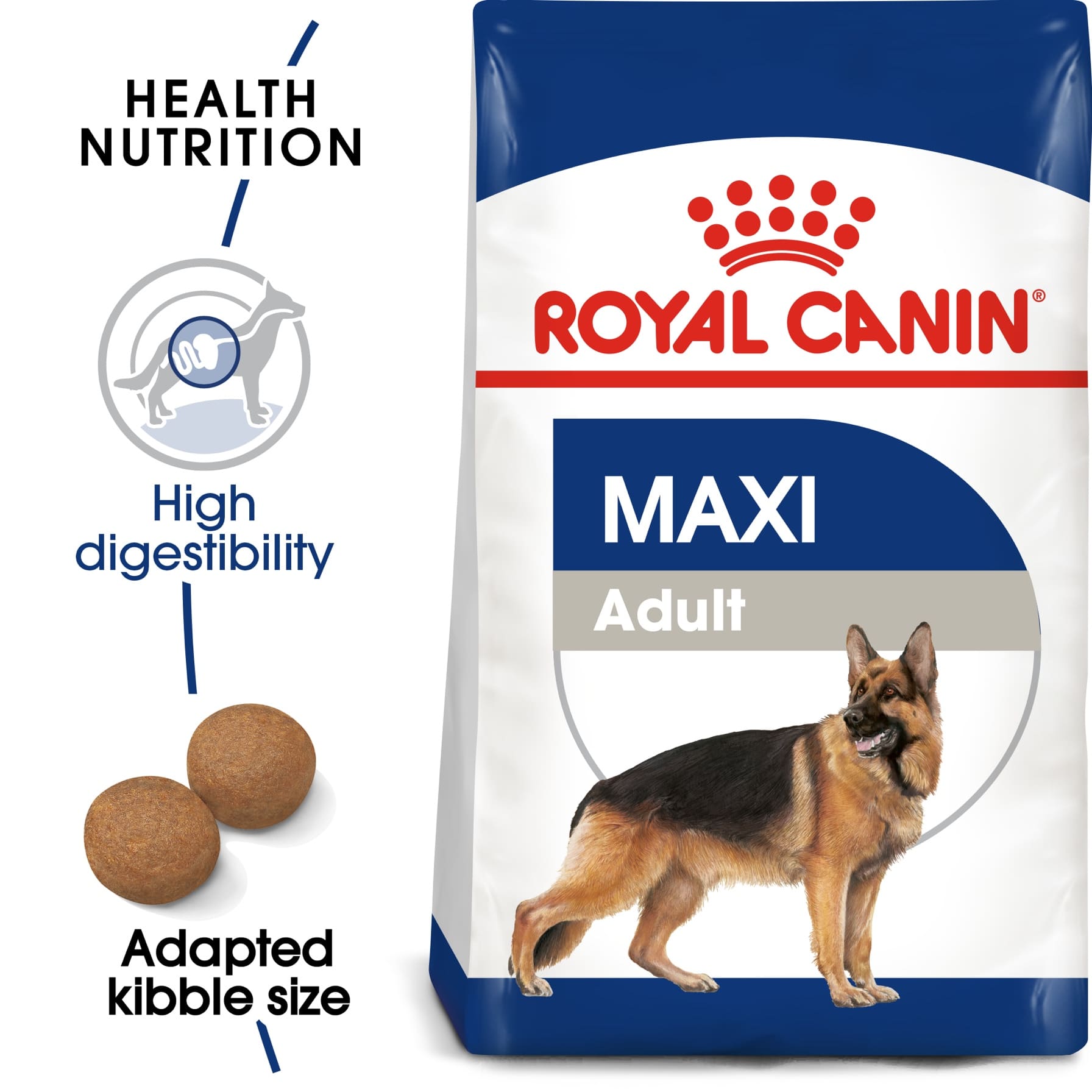 Royal Canin Maxi High Digestibility Adult Dog Food (Large Dog, 10 kg)