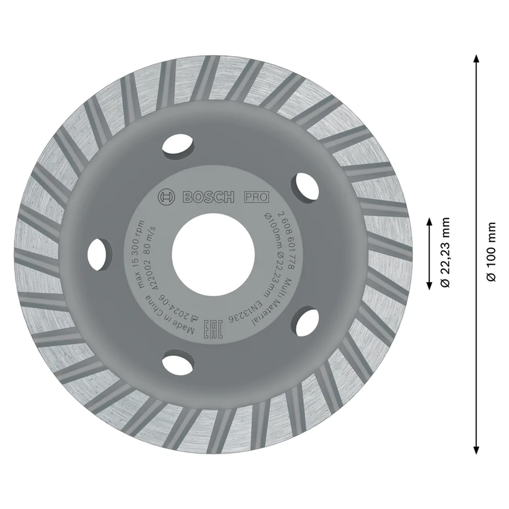 Bosch PRO Multi Material Grinding Head