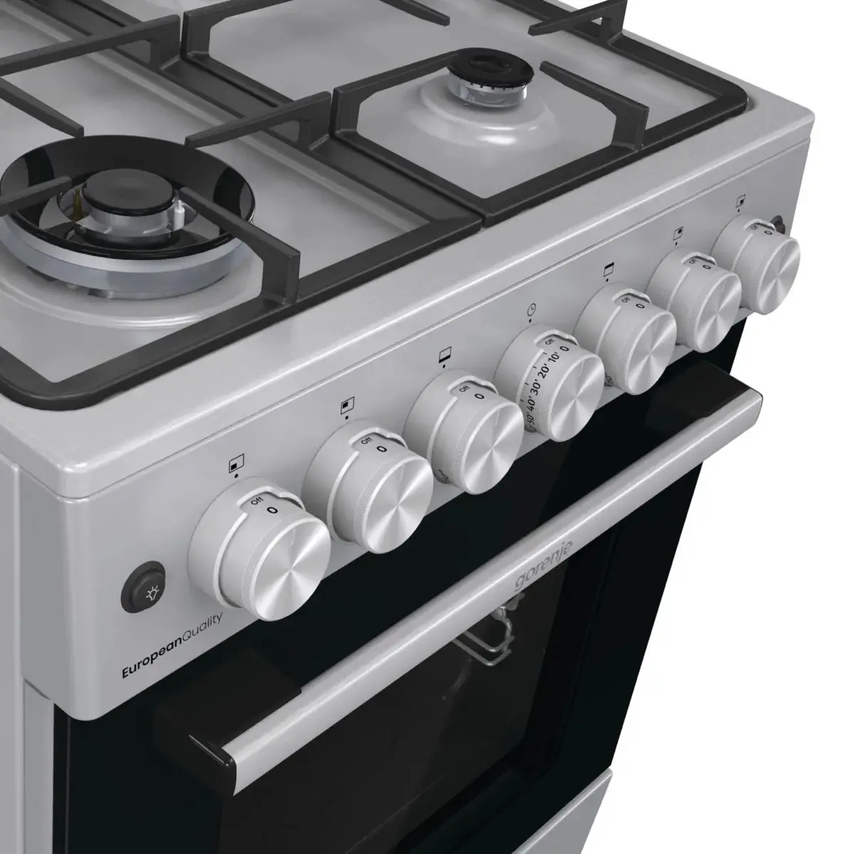 Gorenje Freestanding 4-Burner Full Gas Cooker W/Oven, GGI6B20S (60 x 60 cm)