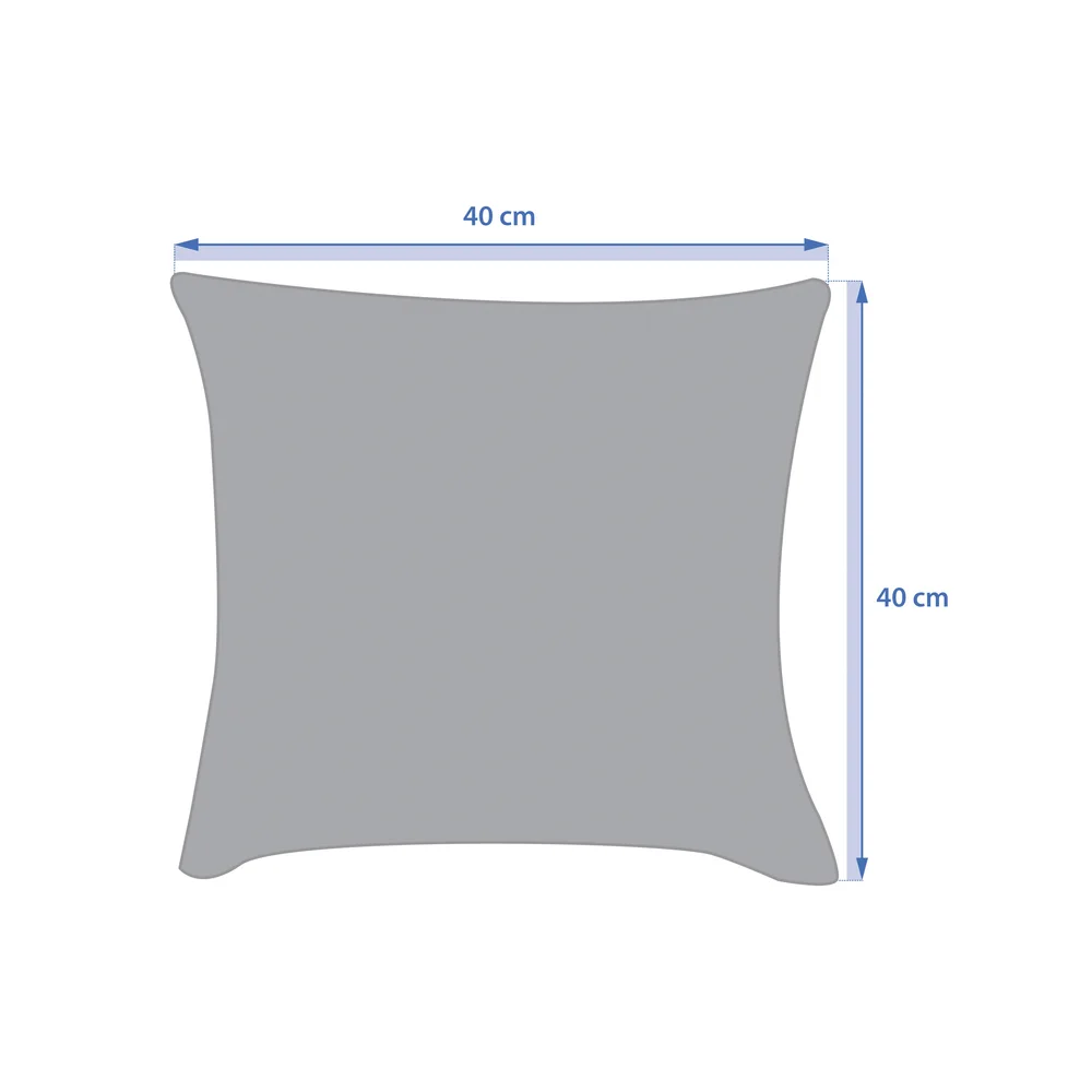 Korai Scatter Polyester Lounger Cushion (Laurel, 40 x 40 cm)