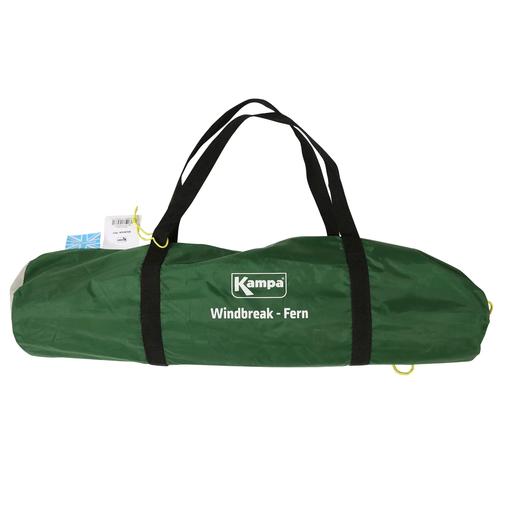 Dometic Kampa Windbreak Area Fence (2 x 140 x 500 cm, Fern Green)
