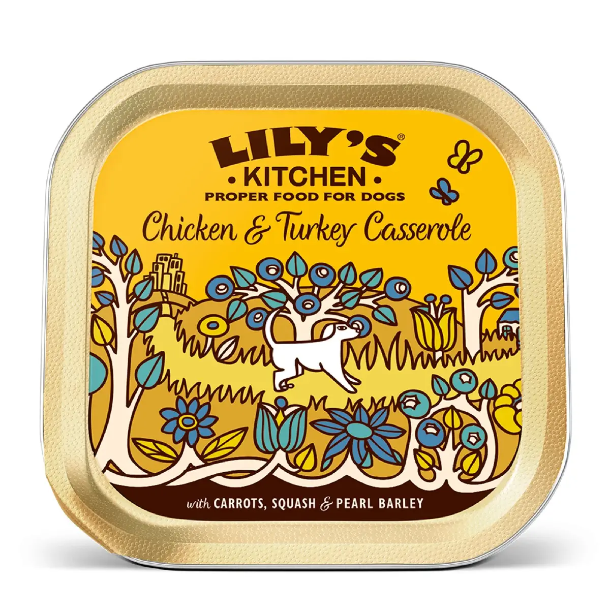 Lily's Kitchen Wet Dog Food (Chicken & Turkey Casserole, 150 g)