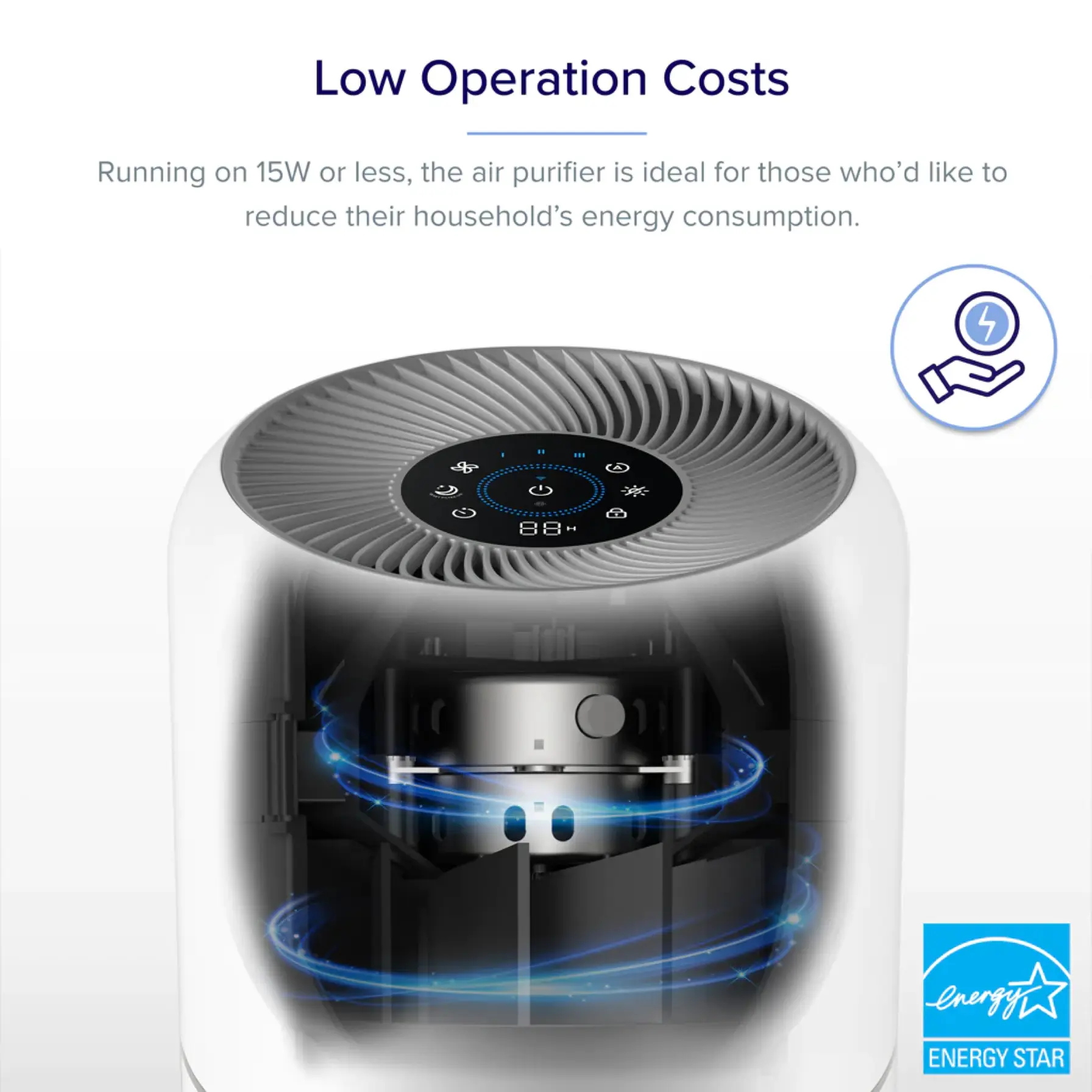 Levoit Core 300S Smart WiFi Air Purifier (50 sq.m.)