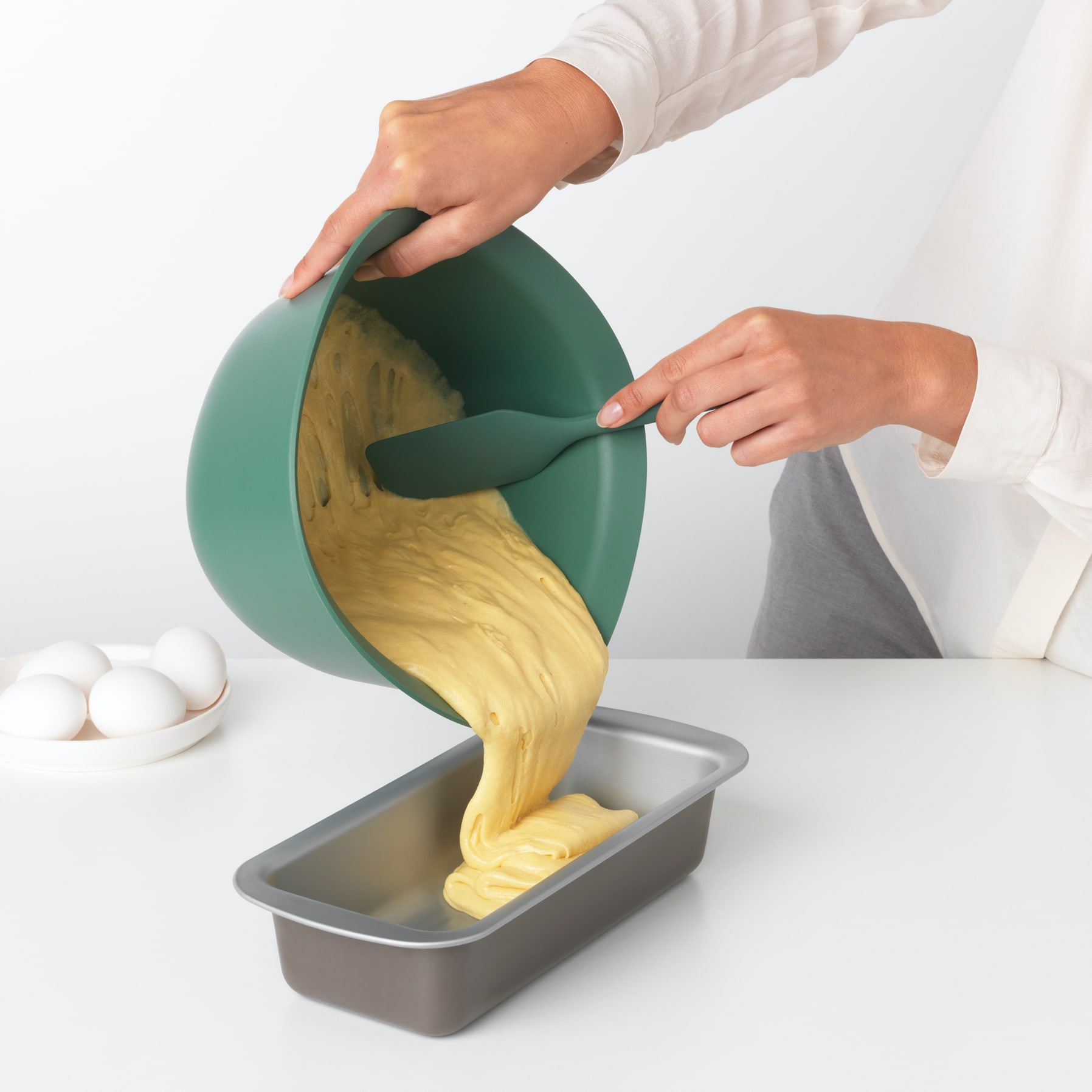 Brabantia Tasty+ Silicone Baking Spatula Plus Scraper 