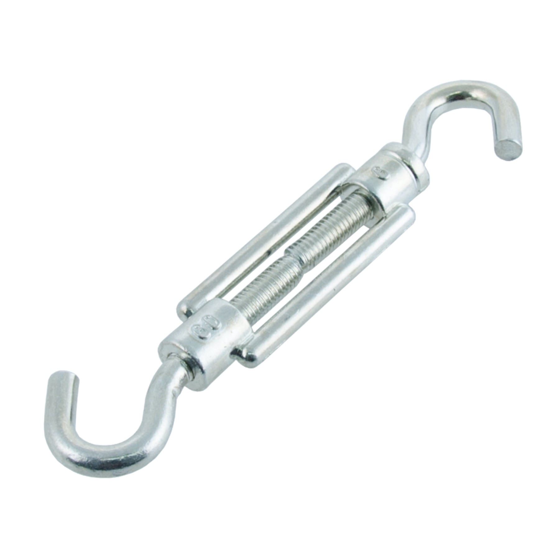 Suki Zinc-Plated Steel Hook & Hook Turnbuckle (M6 x 60 mm)