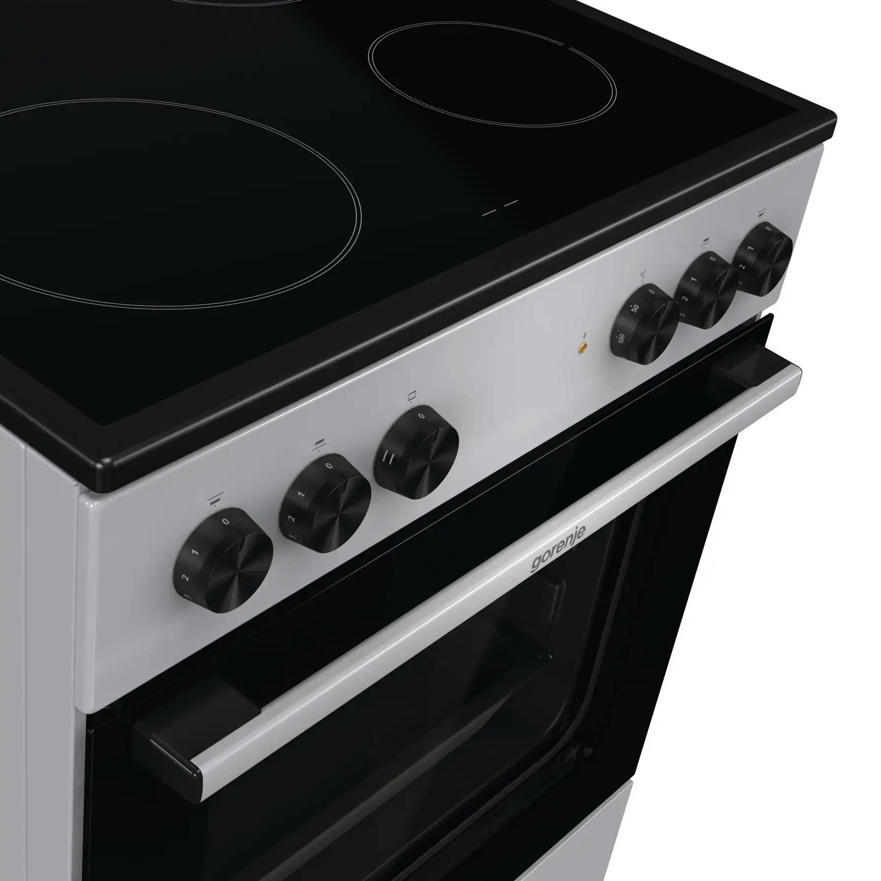Gorenje Freestanding 4-Zone Electric Cooker W/Oven, GEC6A11SG (85 x 60 x 60 cm)